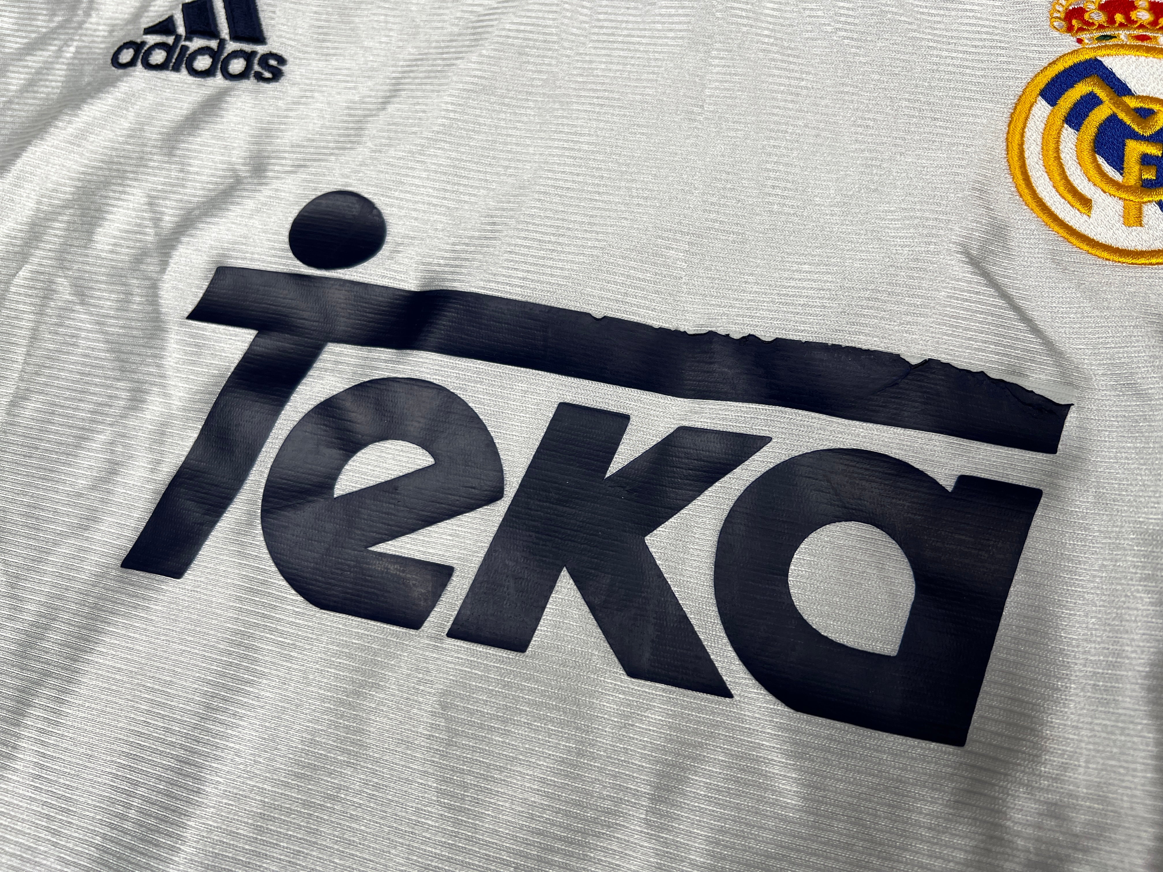 Real Madrid 1998-00 "Raul" Heim Trikot + Shorts (XL) adidas