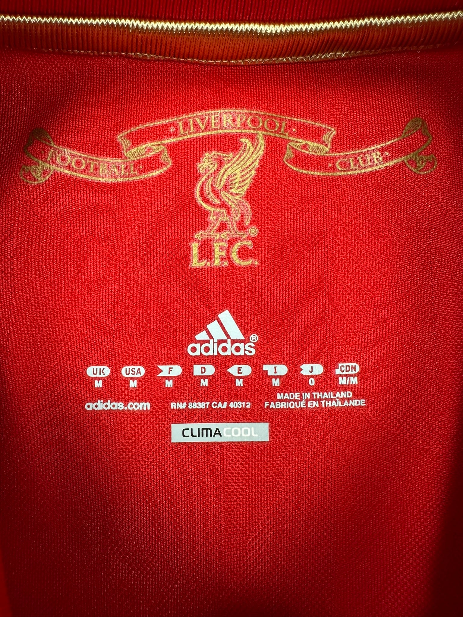 Liverpool 2010-12 Heim Trikot M adidas