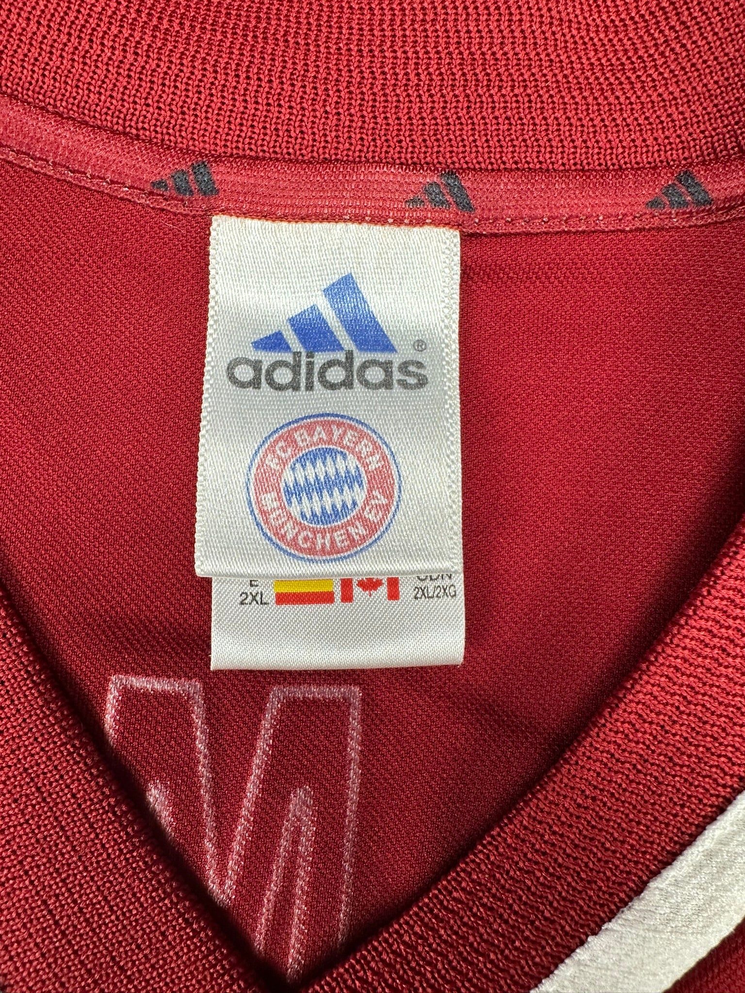 Bayern München 2001-03 "Scholl" Heim Trikot XXL adidas