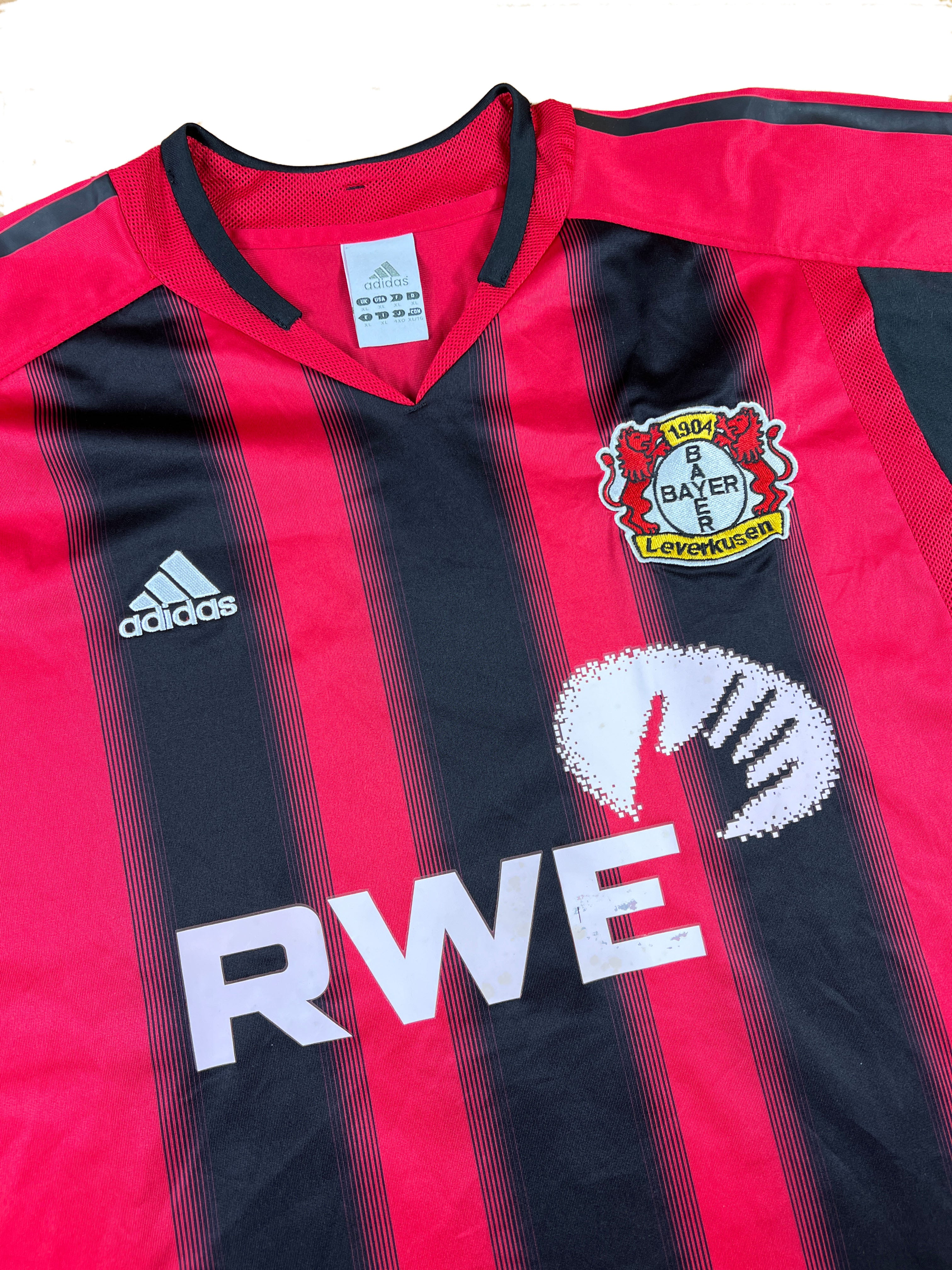 Bayer 04 Leverkusen 2004-06 "Berbatov" Heim Trikot "XL" adidas
