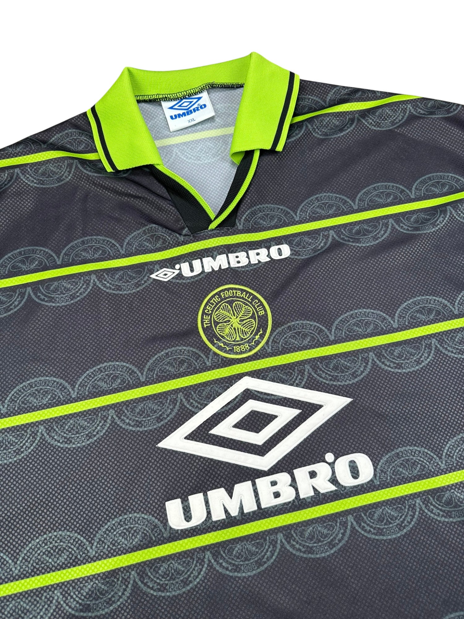Celtic 1998-99 Auswärts Trikot XXL Umbro