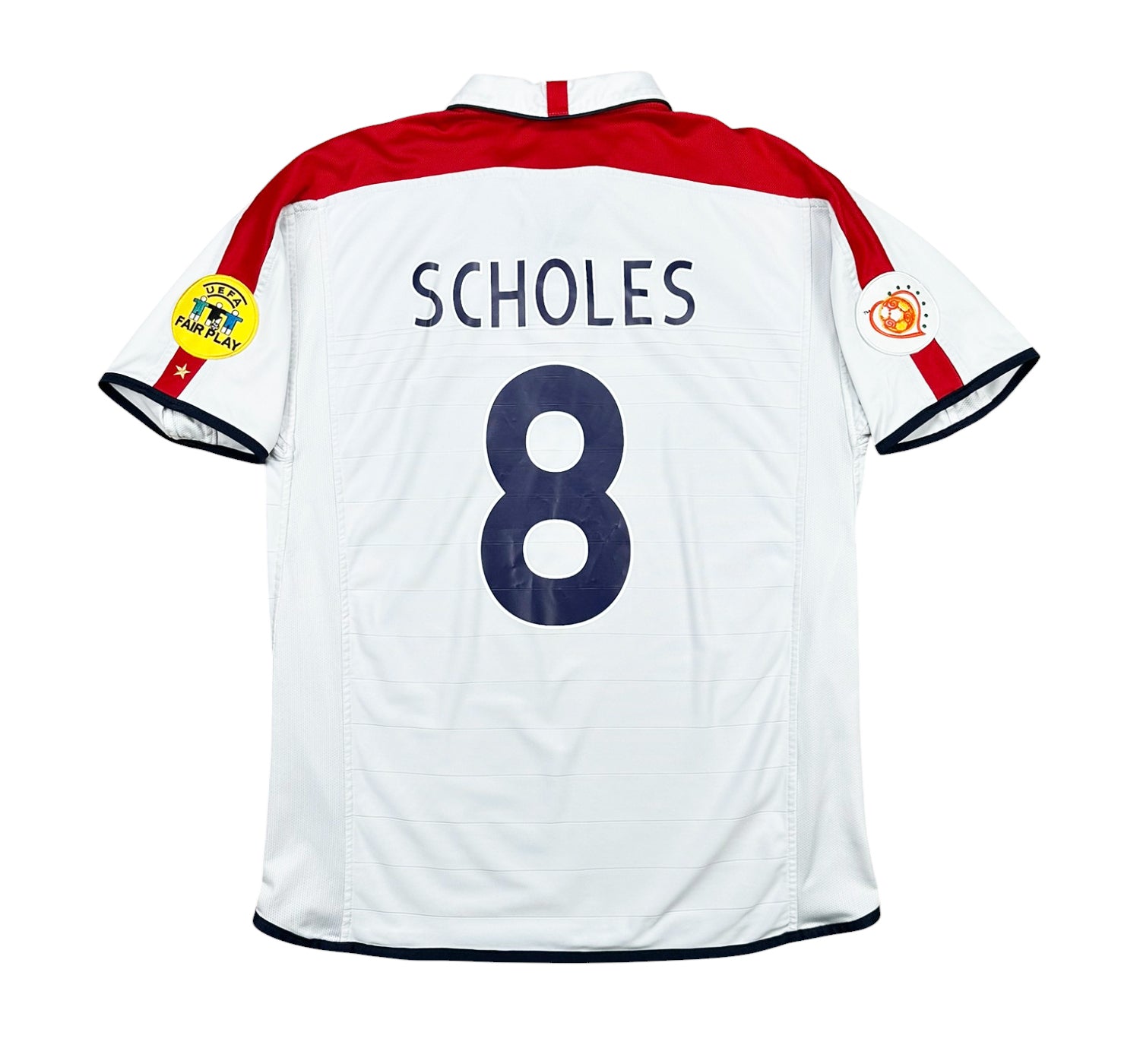 England 2004-06 "Scholes" Heim Trikot L umbro