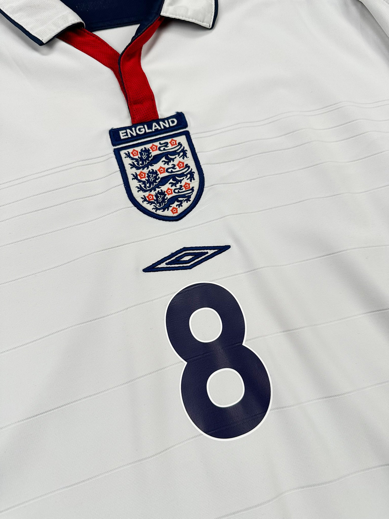 England 2004-06 "Scholes" Heim Trikot L umbro