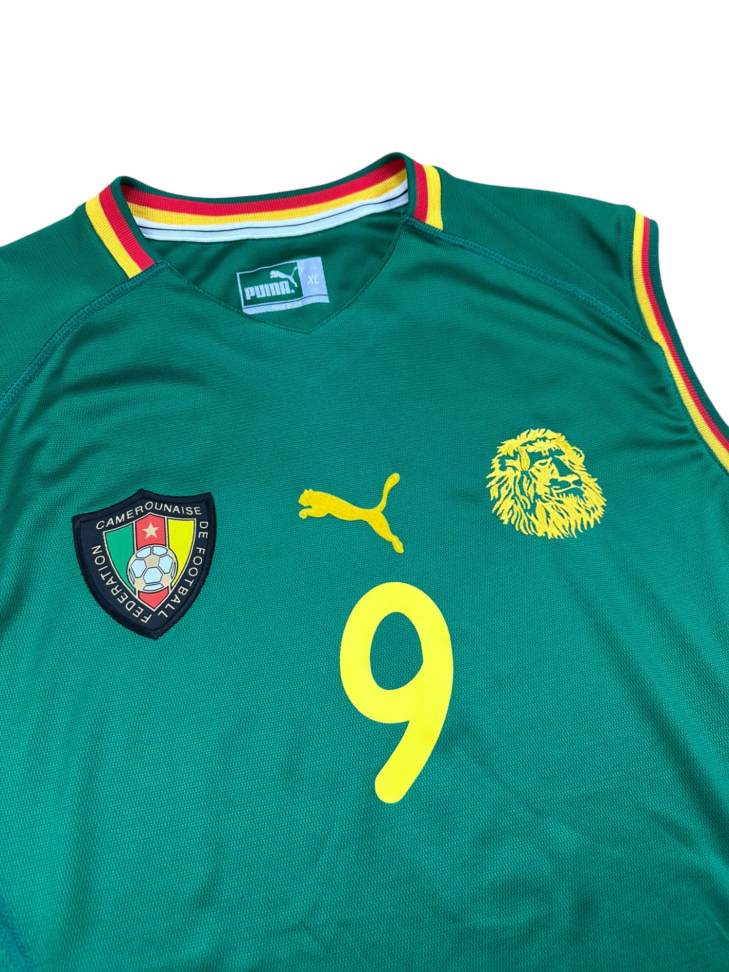 Kamerun 2002 "Eto´o" Heim Trikot XL (L fit) puma