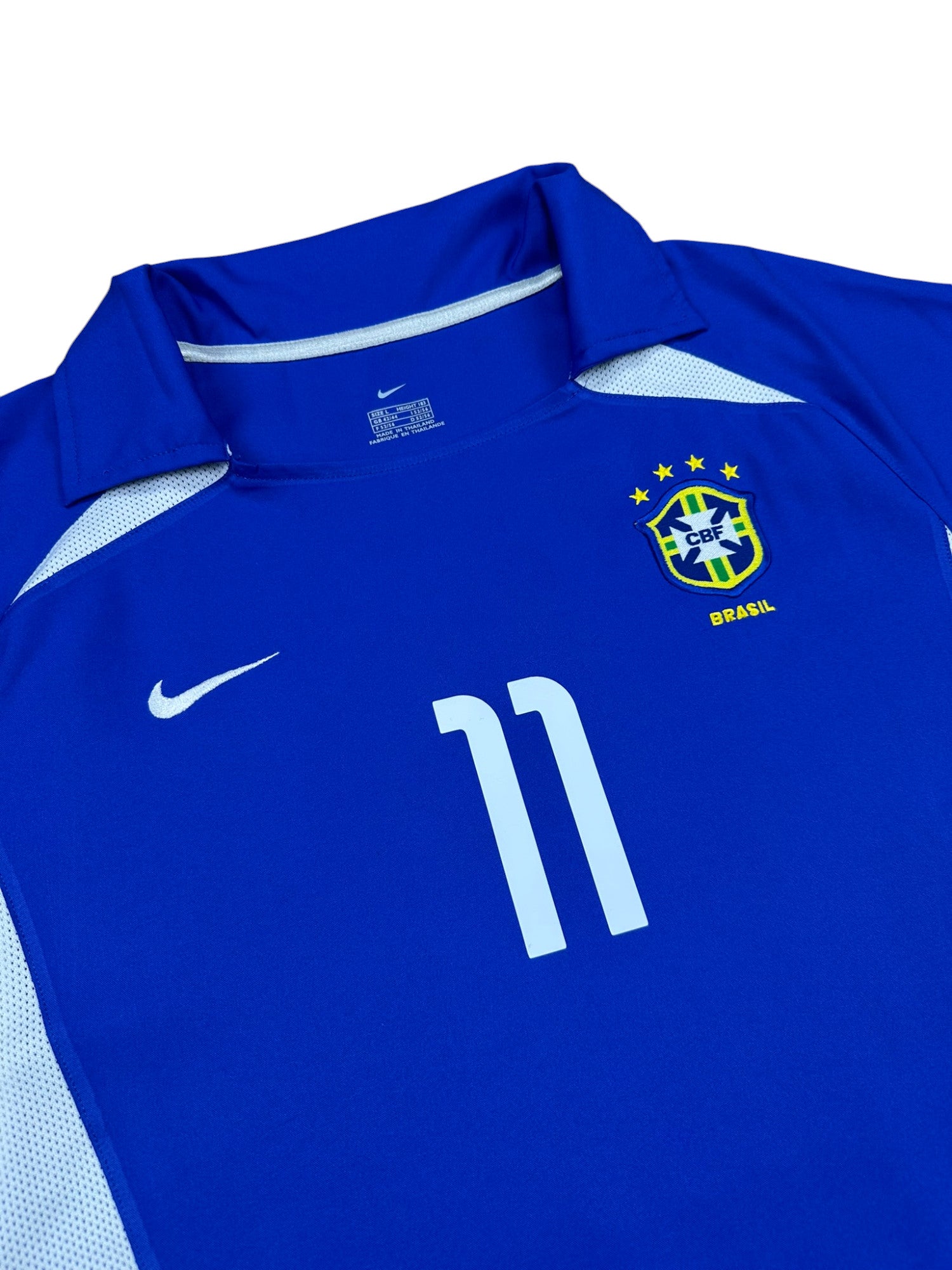 Brasilien 2002-04 "Ronaldinho" Auswärts Trikot L nike