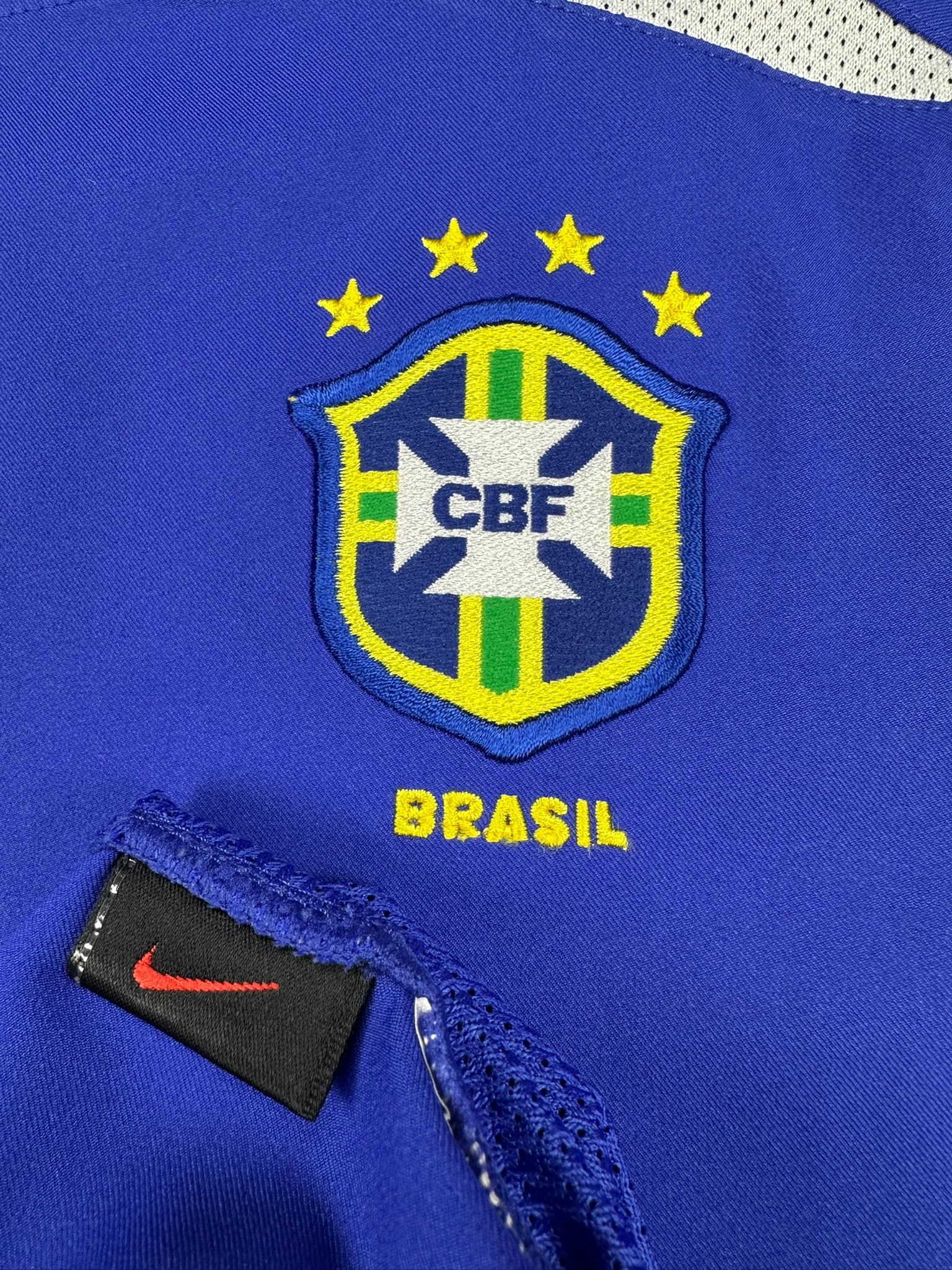 Brasilien 2002-04 "Ronaldinho" Auswärts Trikot L nike