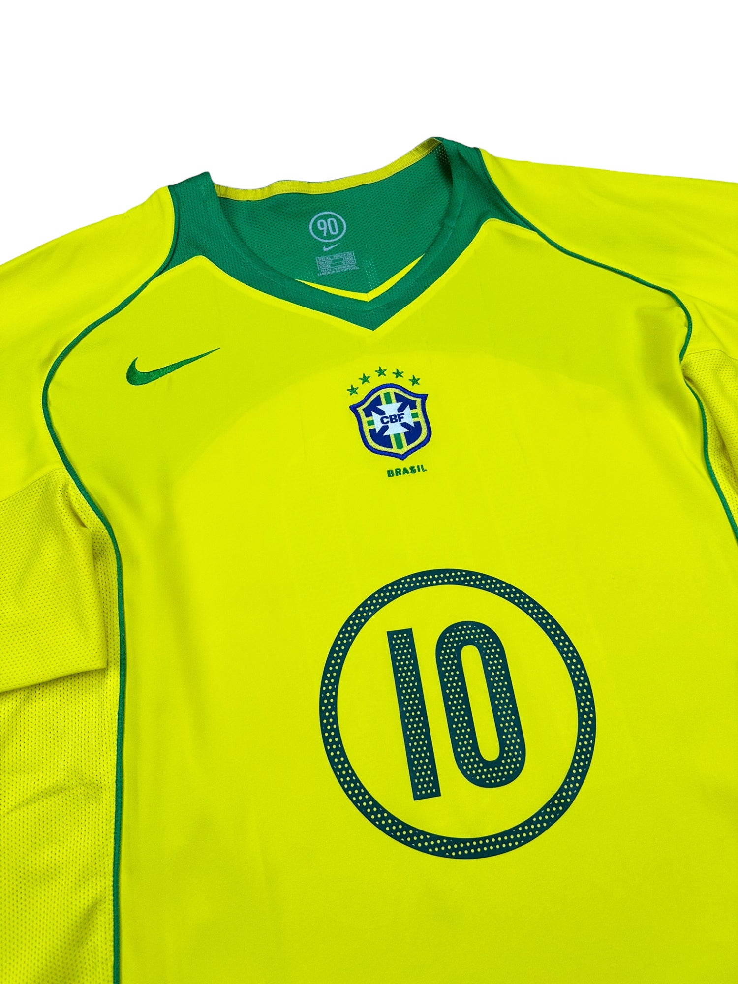 Brasilien 2004-06 "Ronaldinho" Heim Trikot L nike