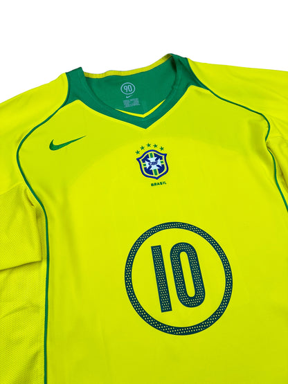 Brasilien 2004-06 "Ronaldinho" Heim Trikot L nike