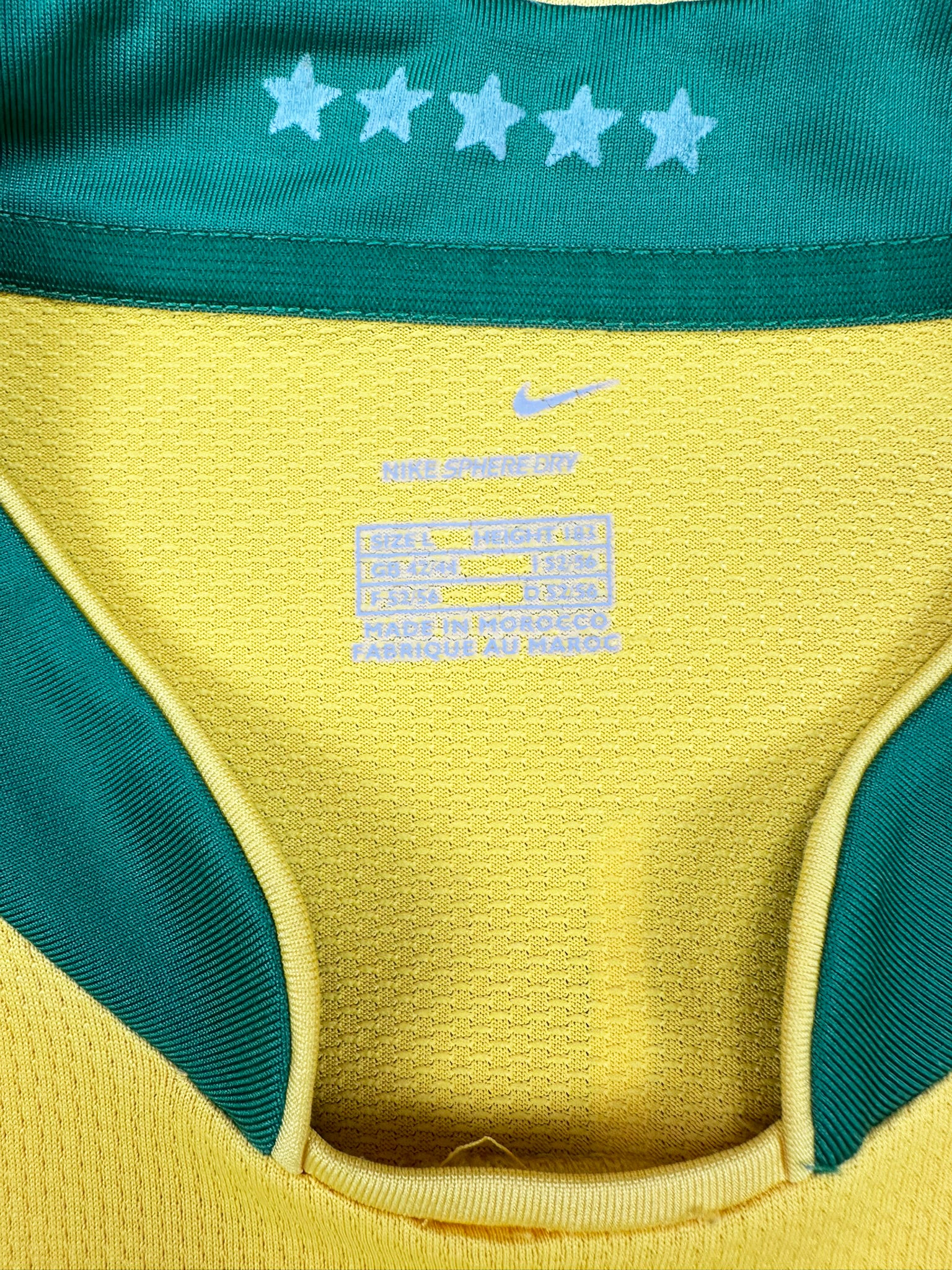 Brasilien 2006-08 "Ronaldinho" Heim Trikot L nike