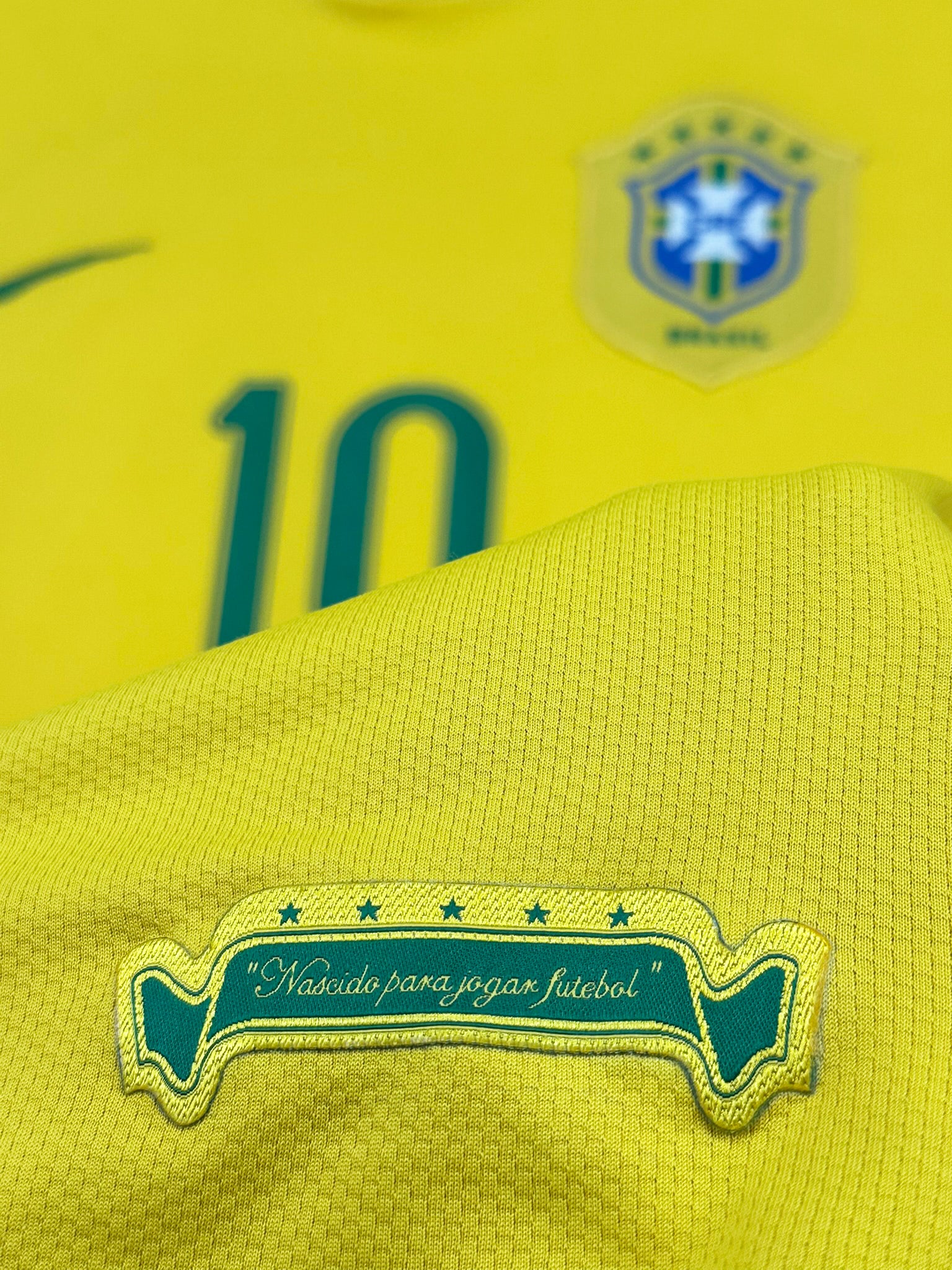 Brasilien 2006-08 "Ronaldinho" Heim Trikot L nike