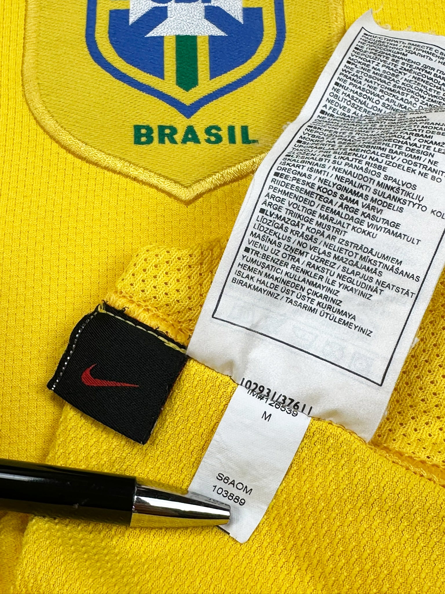 Brasilien 2006-08 "Ronaldinho" Heim Trikot L nike