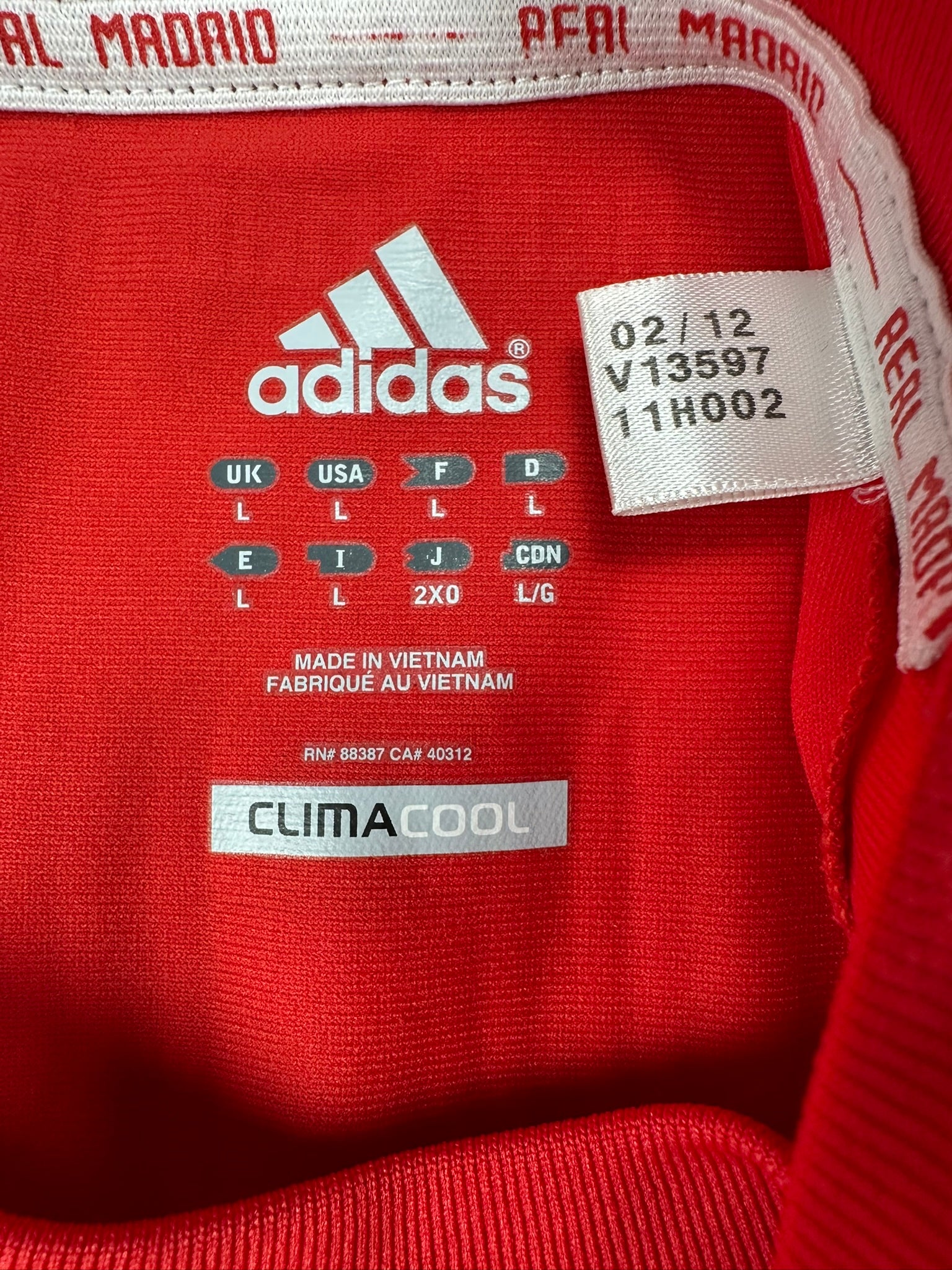 Real Madrid 2011-12 "Cristiano Ronaldo" Drittes Trikot L adidas