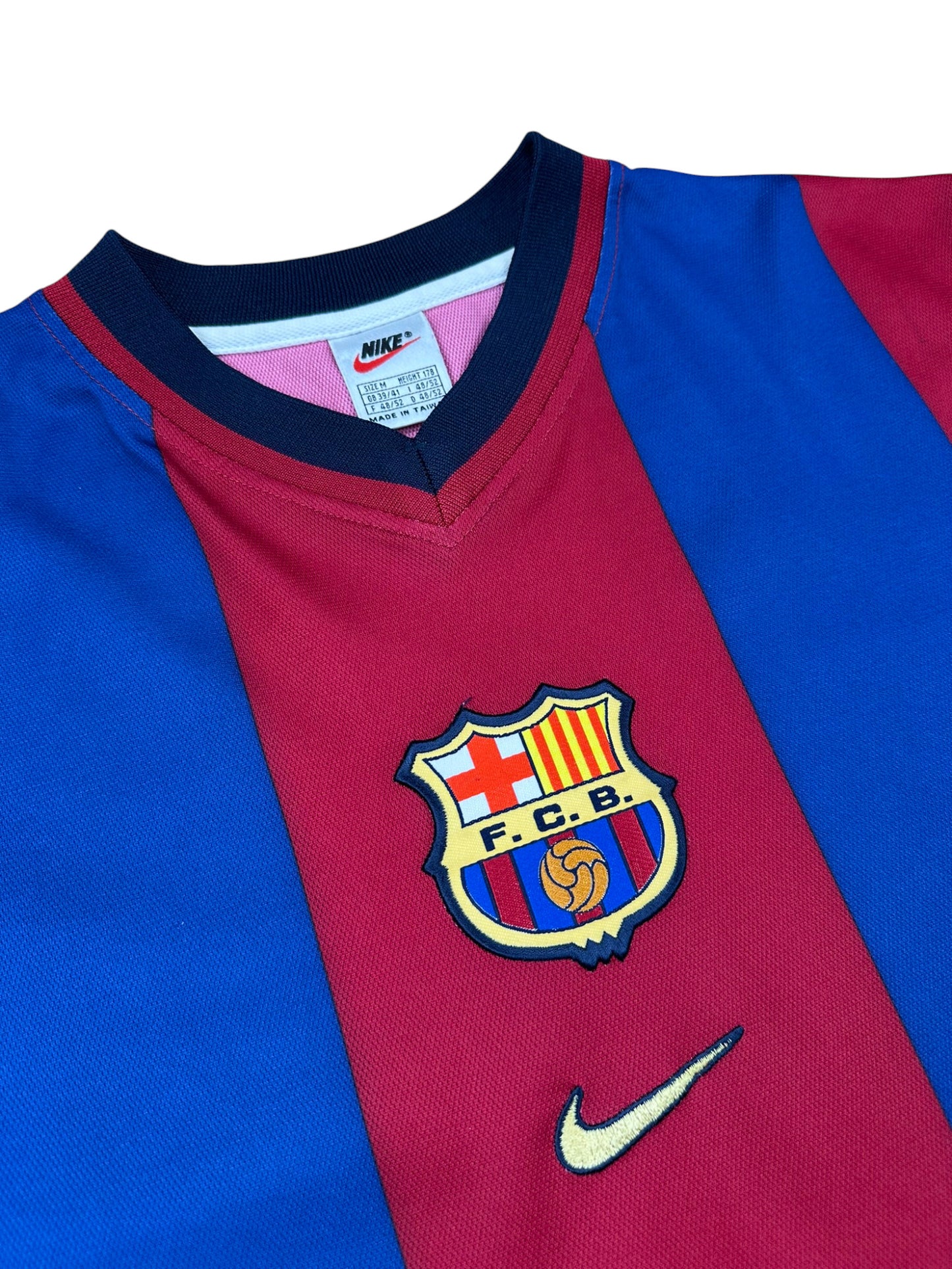Barcelona 1998-99 "Figo" Heim Trikot M nike