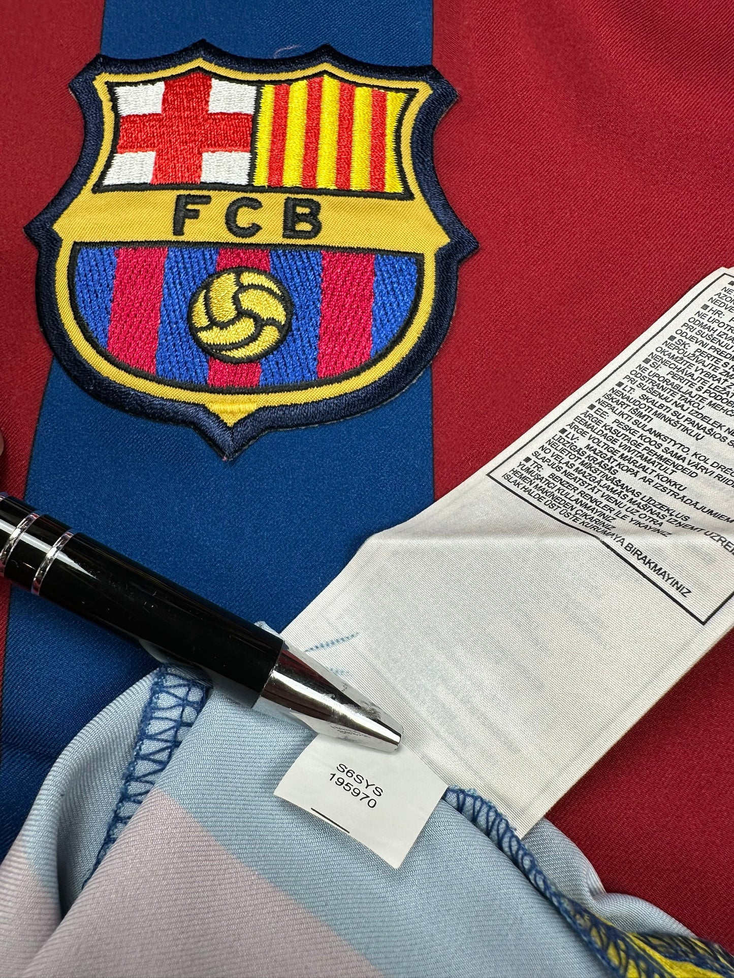 FC Barcelona 2005-06 "Messi" Heim Trikot L nike total 90