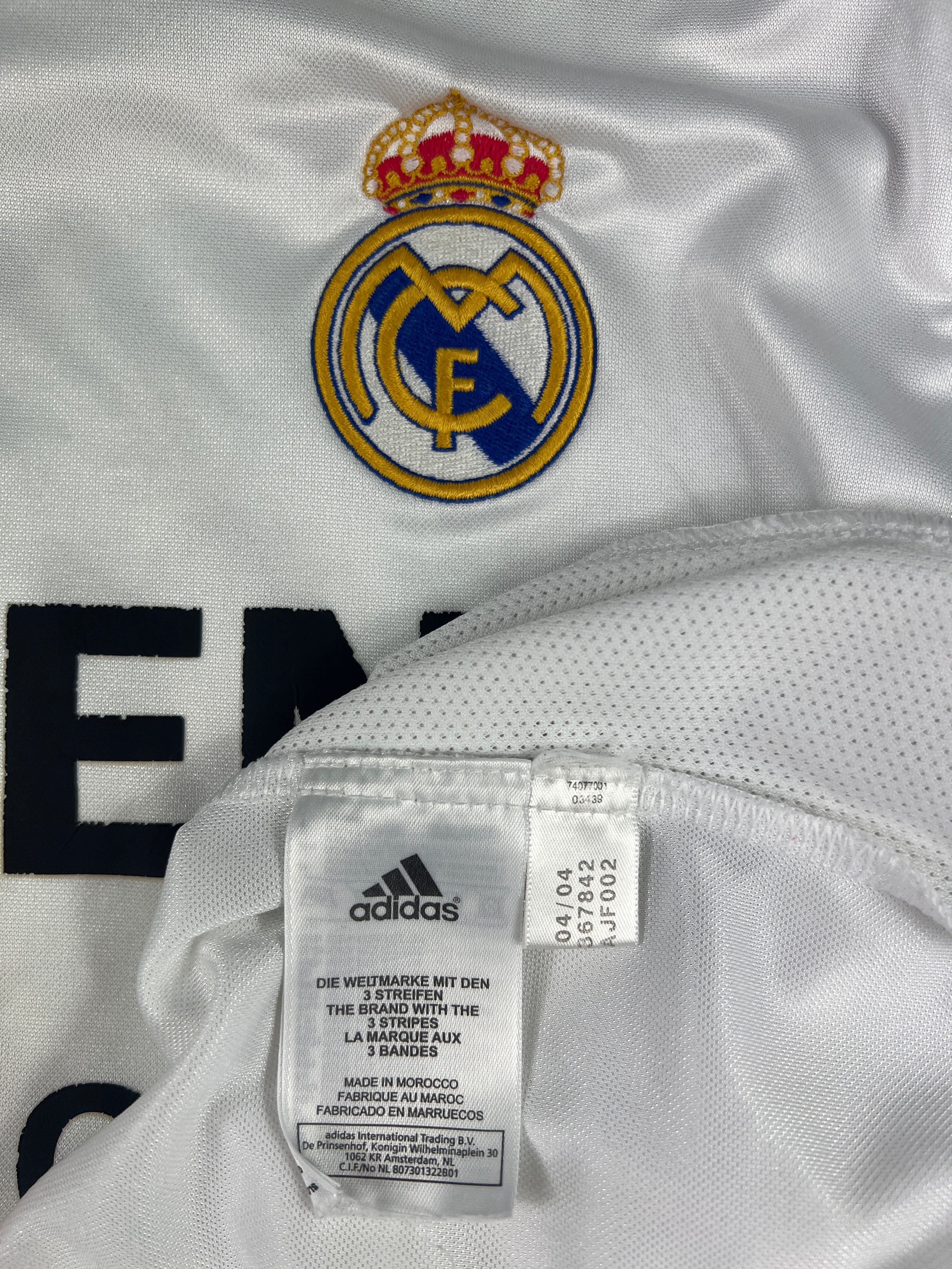 Real Madrid 2004-05 "Beckham" Heim Trikot L adidas