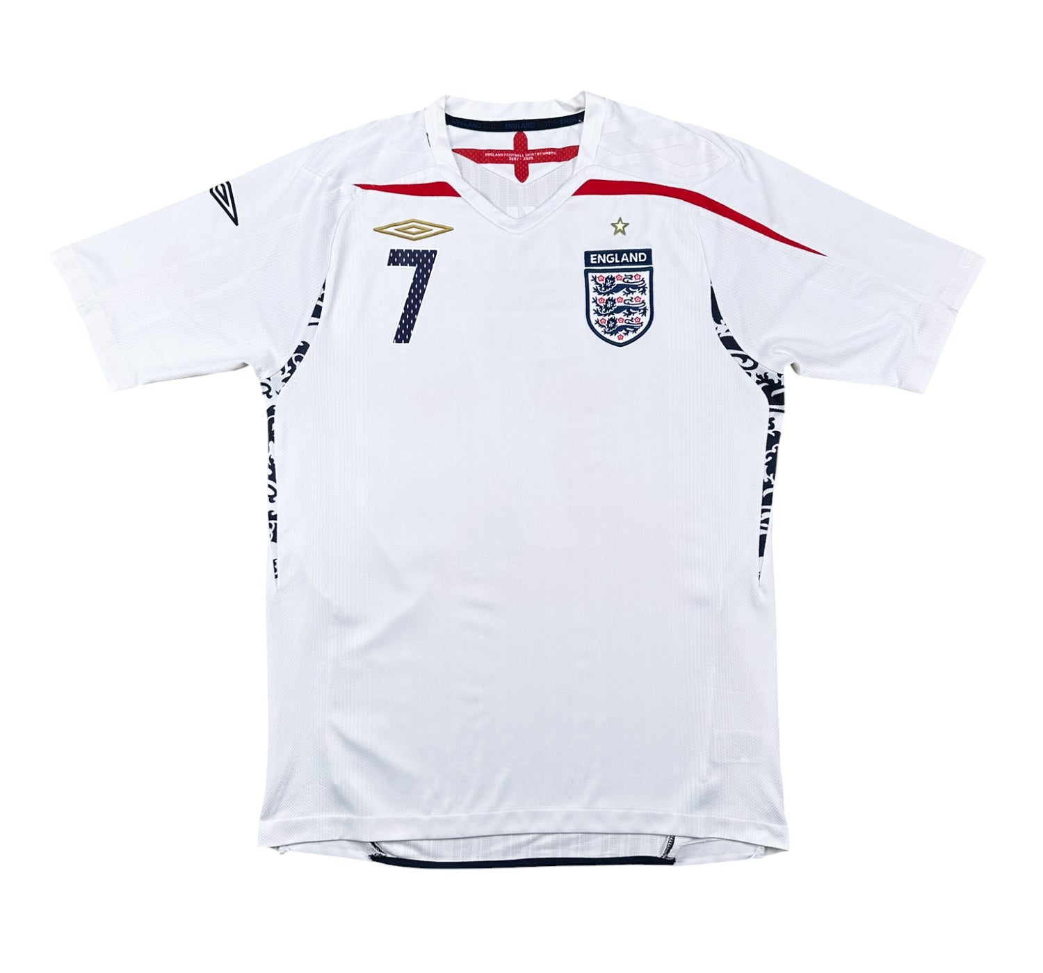 England 2008 "Beckham" Heim Trikot M umbro