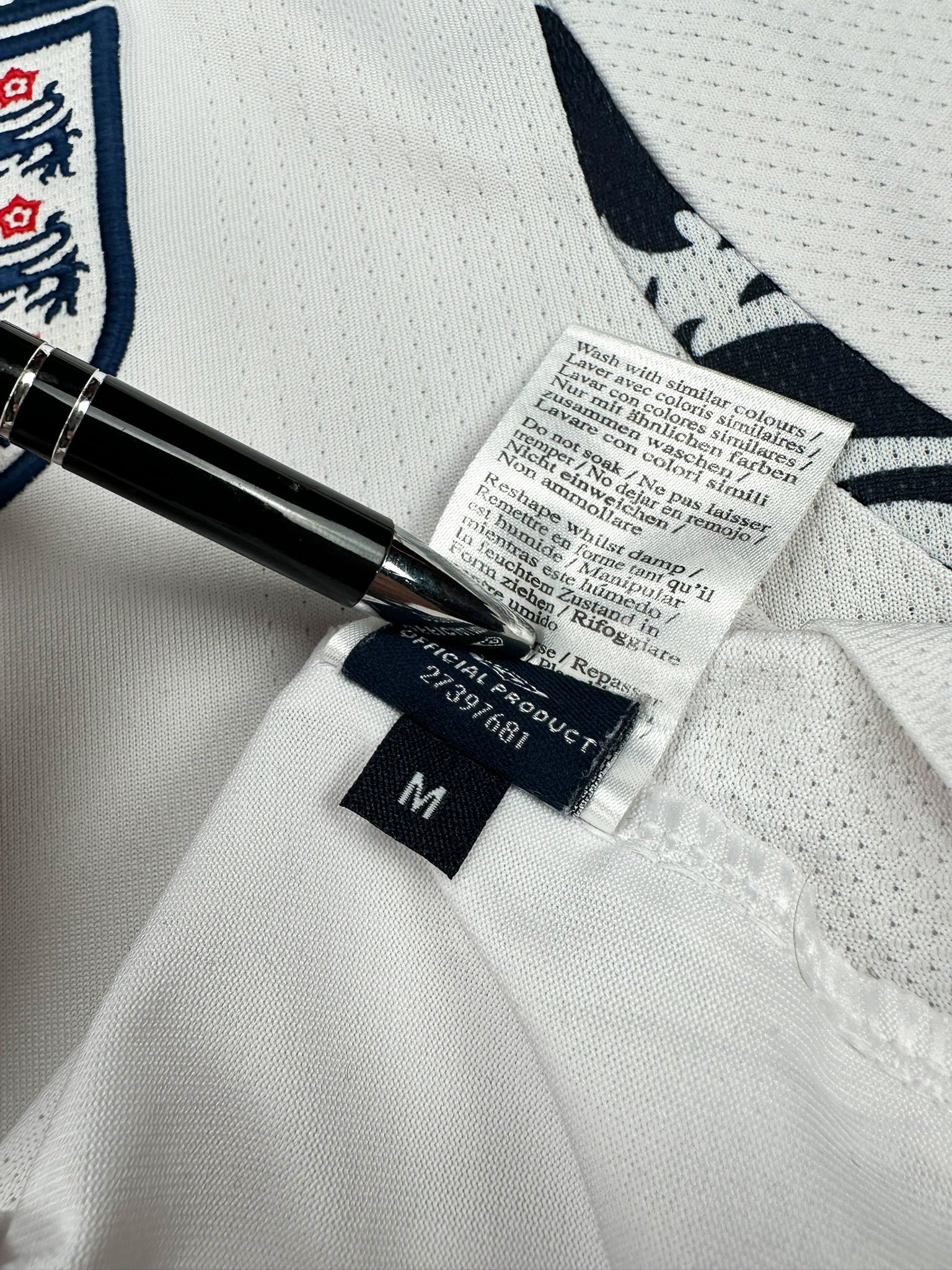 England 2008 "Beckham" Heim Trikot M umbro