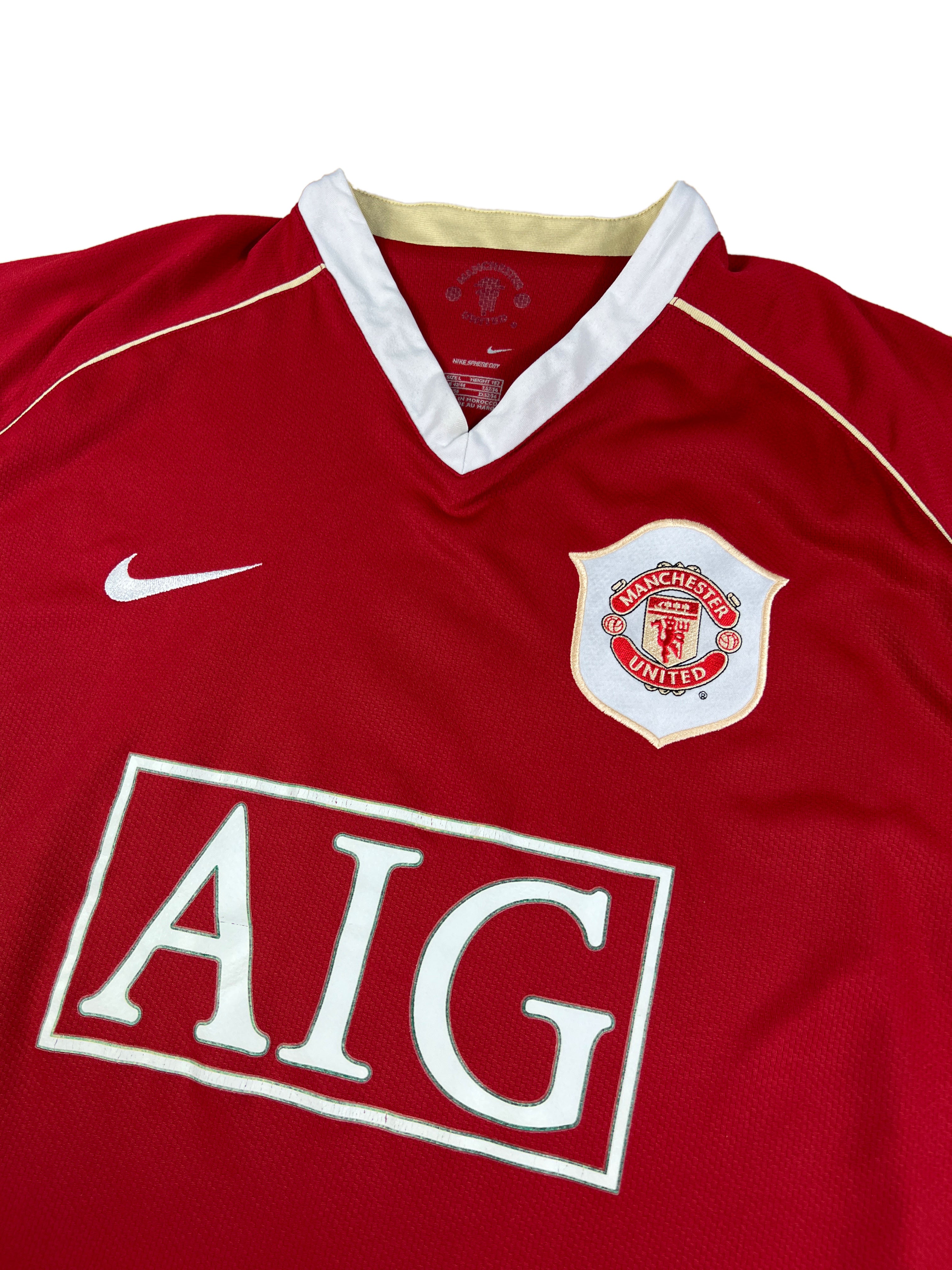 Manchester United 2006-07 "Cristiano Ronaldo" Heim Trikot L nike