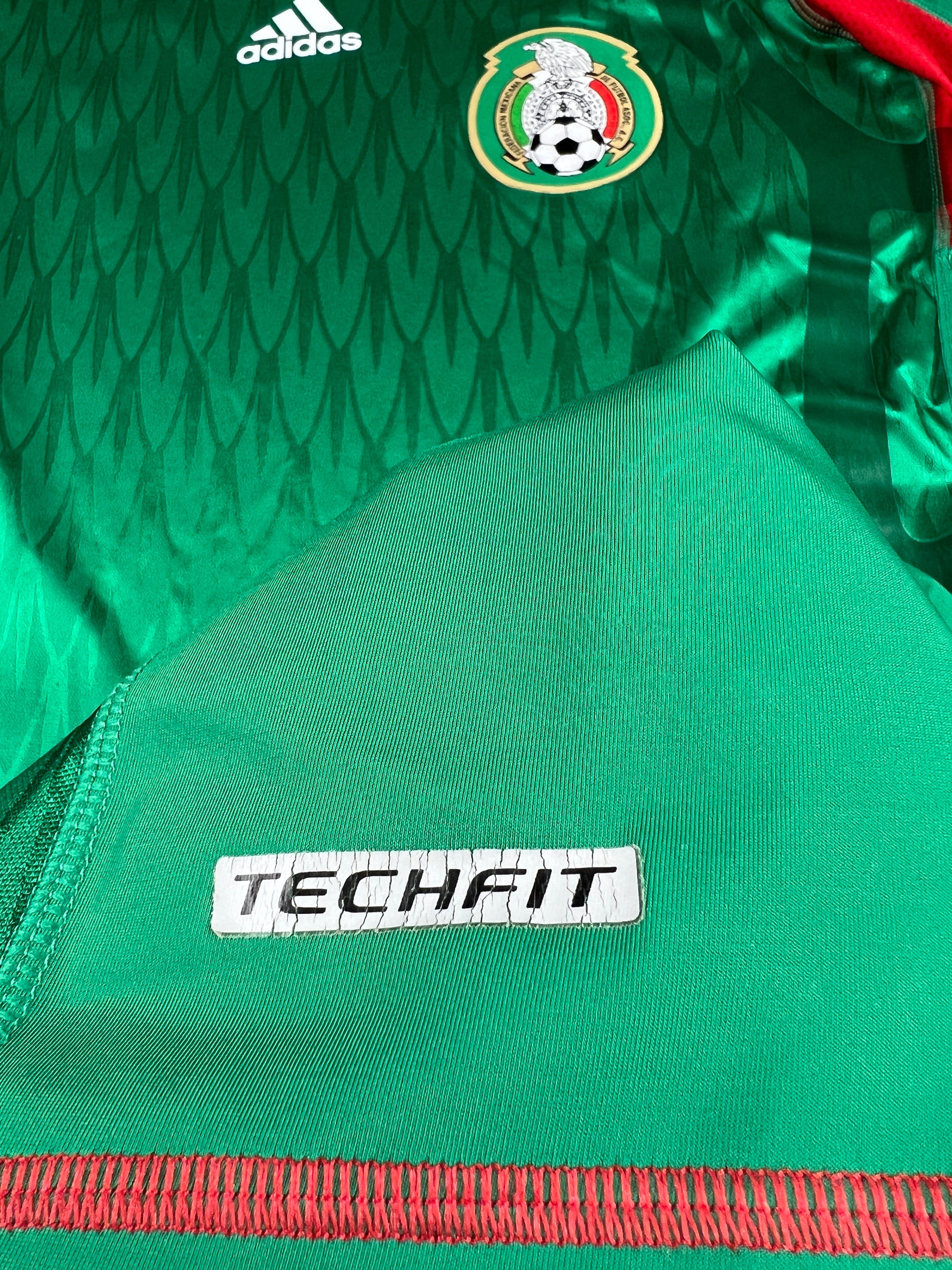 Mexiko 2010-11 Heim Trikot L Adidas TECHFIT