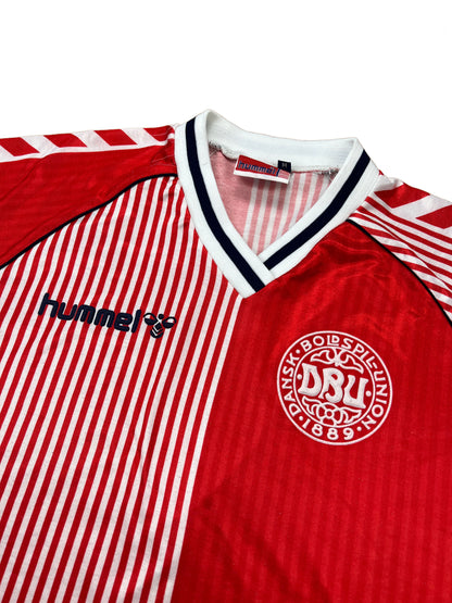 Dänemark 1986 Heim Trikot M hummel