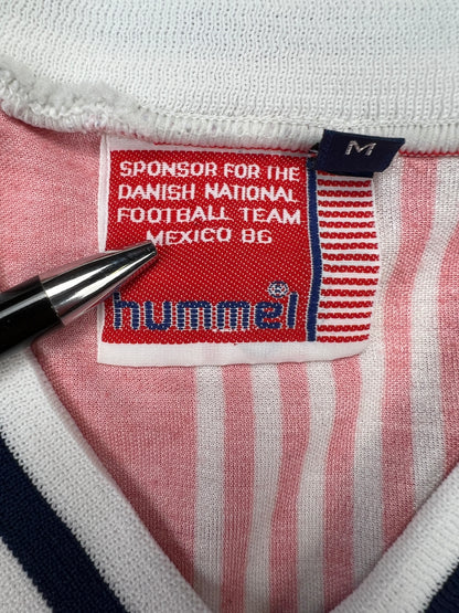 Dänemark 1986 Heim Trikot M hummel