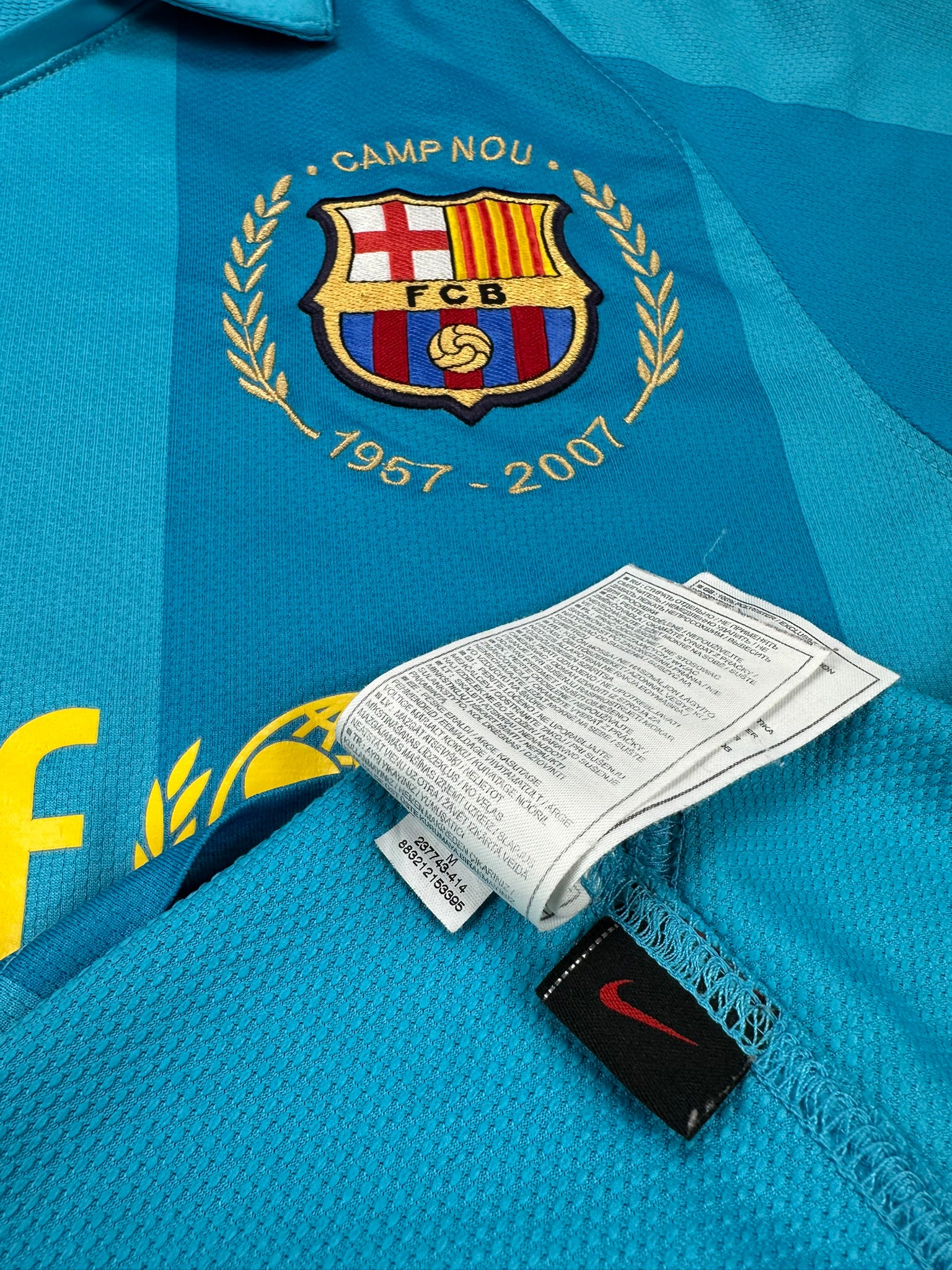 Barcelona 2007-08 Auswärts Trikot M nike