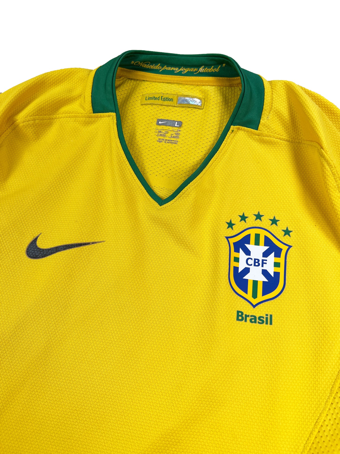 Brasilien 2008 Sonder Trikot L nike (Auf 2008 Stück limitiert *Nr.739*)
