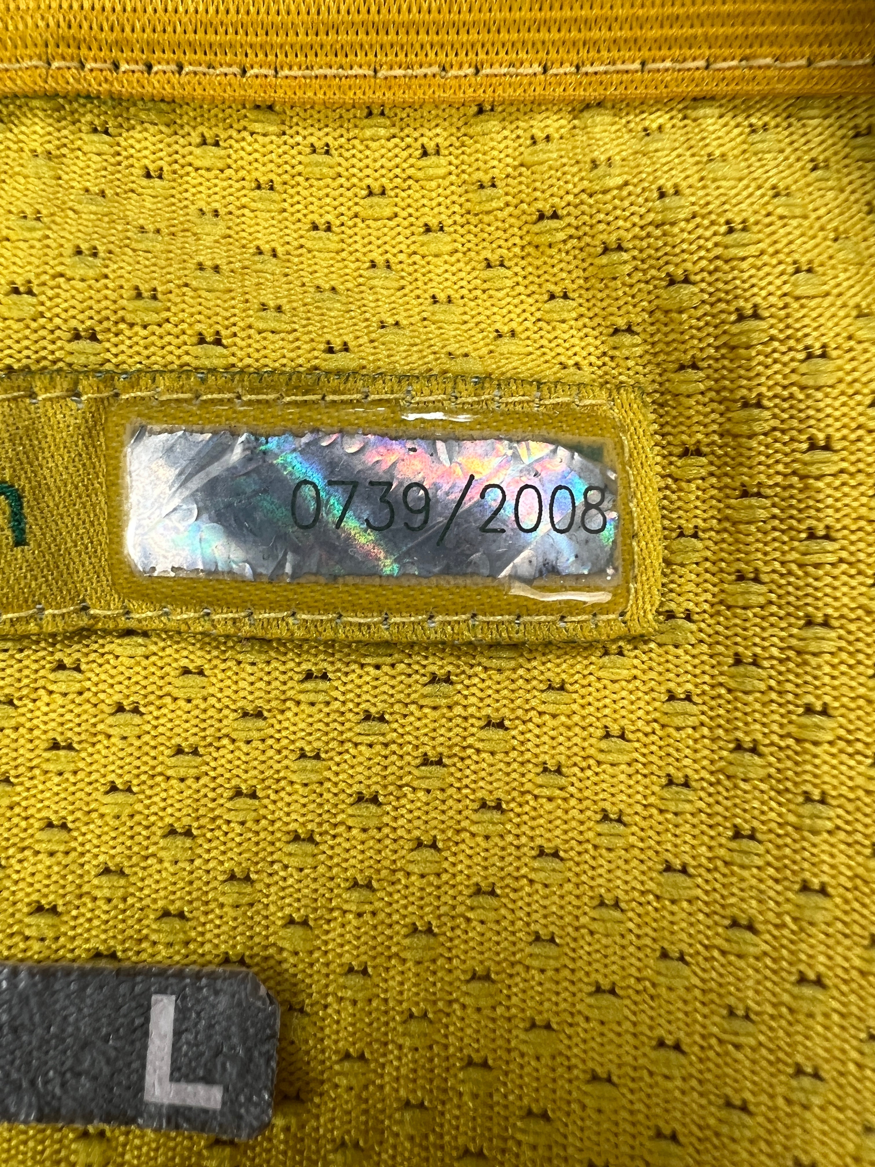 Brasilien 2008 Sonder Trikot L nike (Auf 2008 Stück limitiert *Nr.739*)