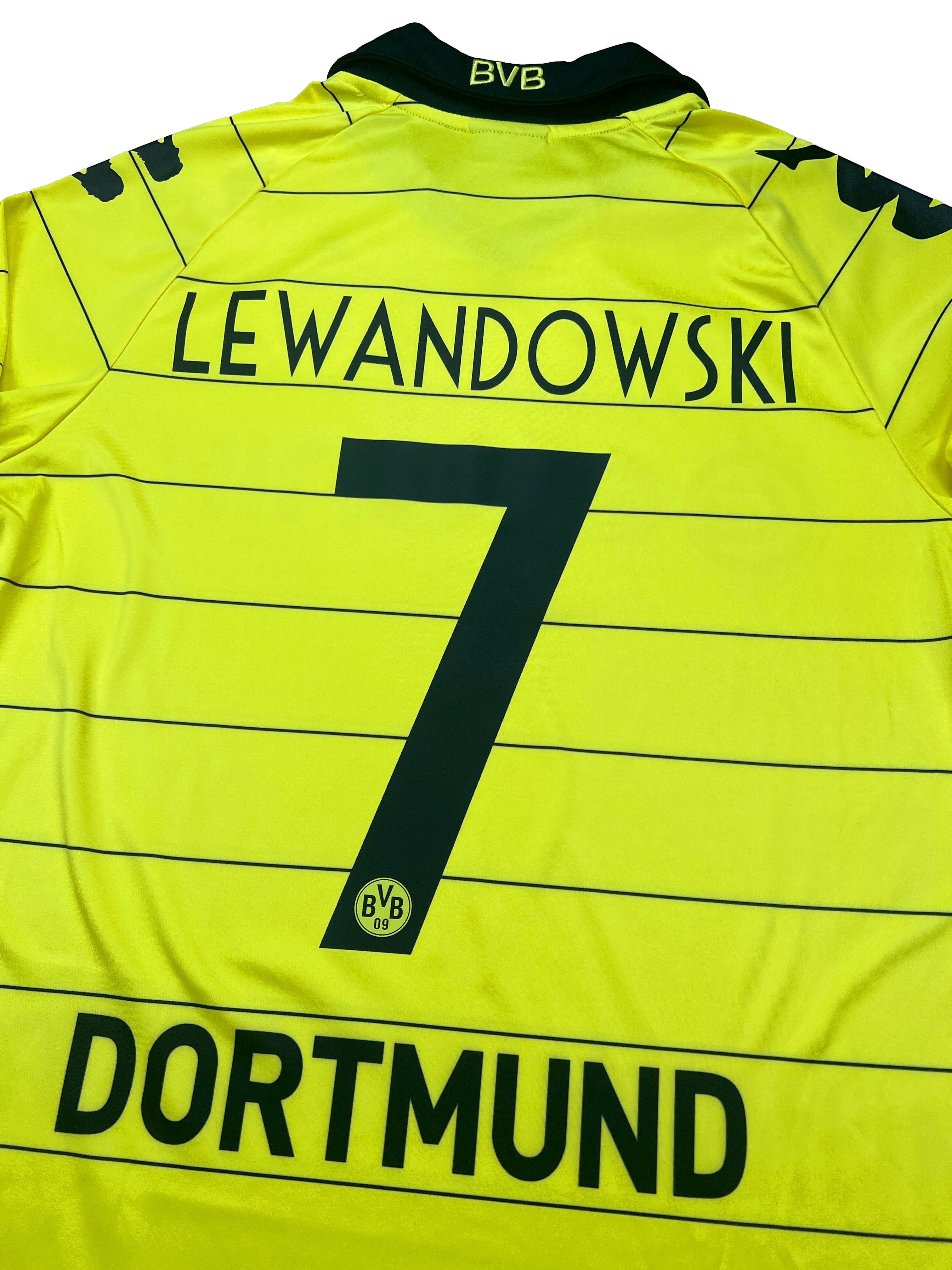 Borussia Dortmund 2010-11 "Lewandowski" Heim Trikot M kappa BVB