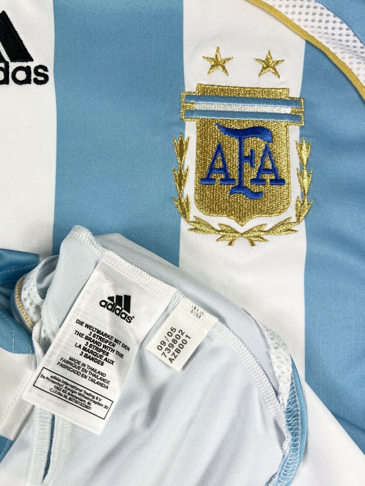 Argentinien 2006-08 "Aimar" Heim Trikot L adidas