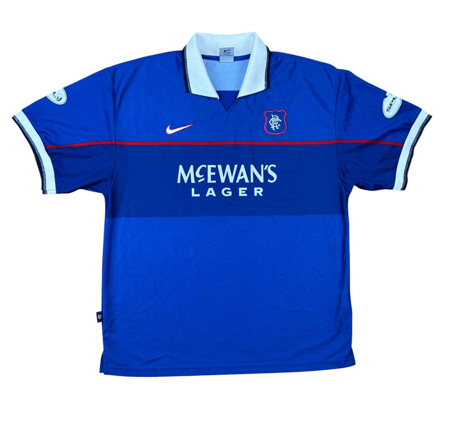Glasgow Rangers 1998-99 "Ferguson" Heim Trikot XL nike *Matchworn/issued*
