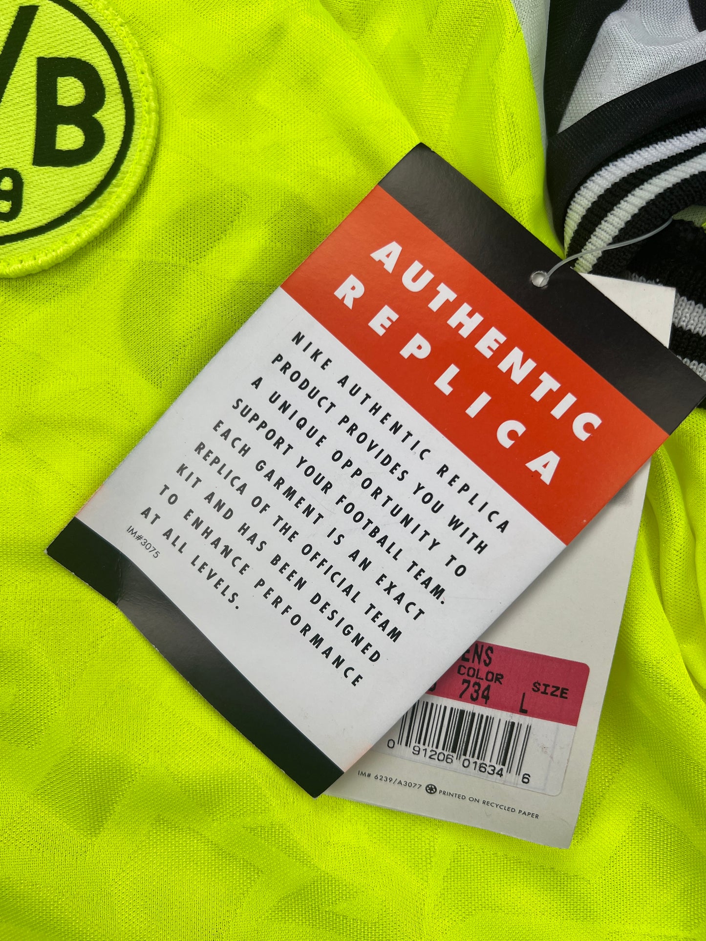 Borussia Dortmund 1995-96 Heim Trikot L nike BVB