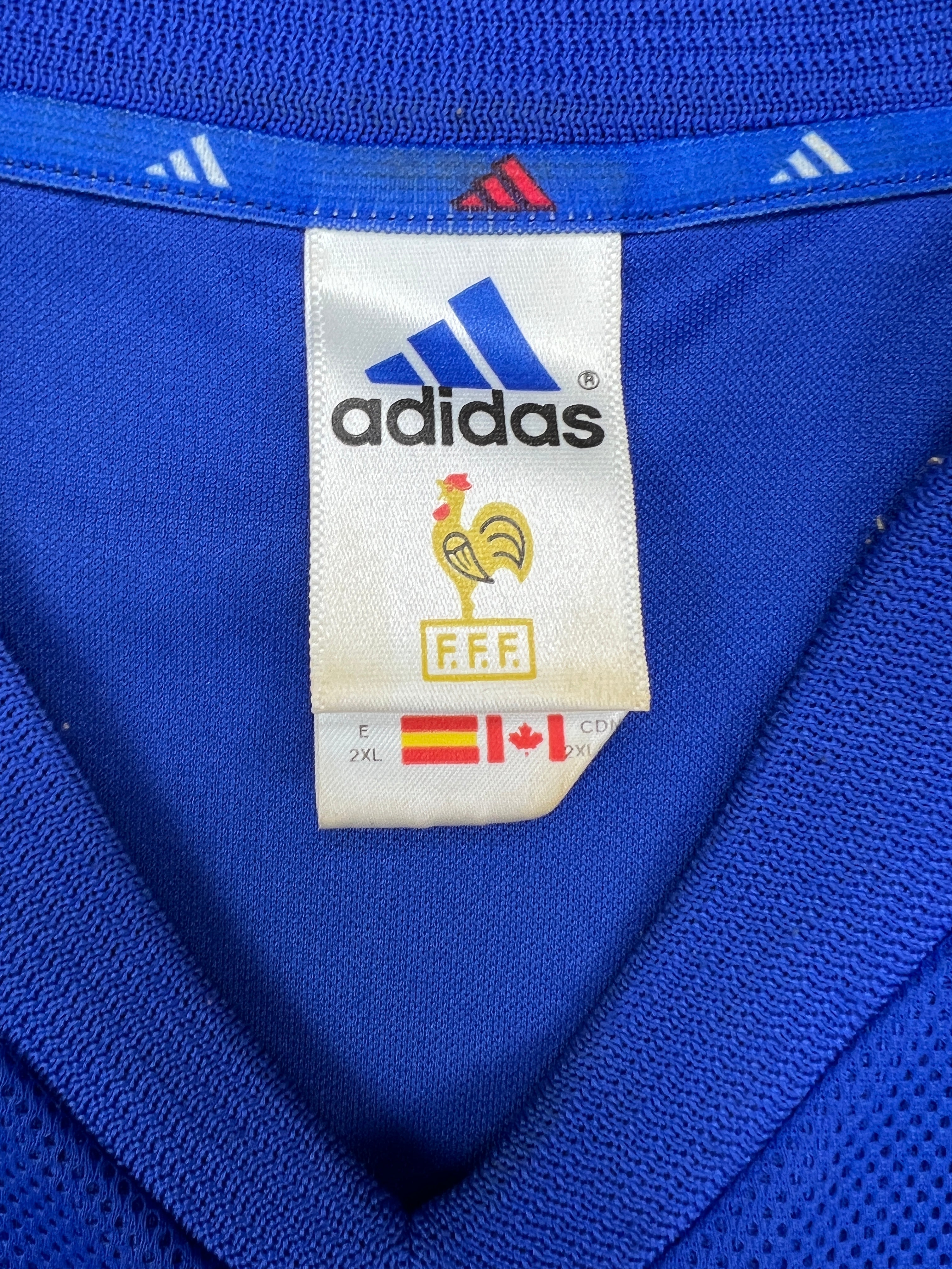 Frankreich 2002-04 Heim Trikot XXL adidas