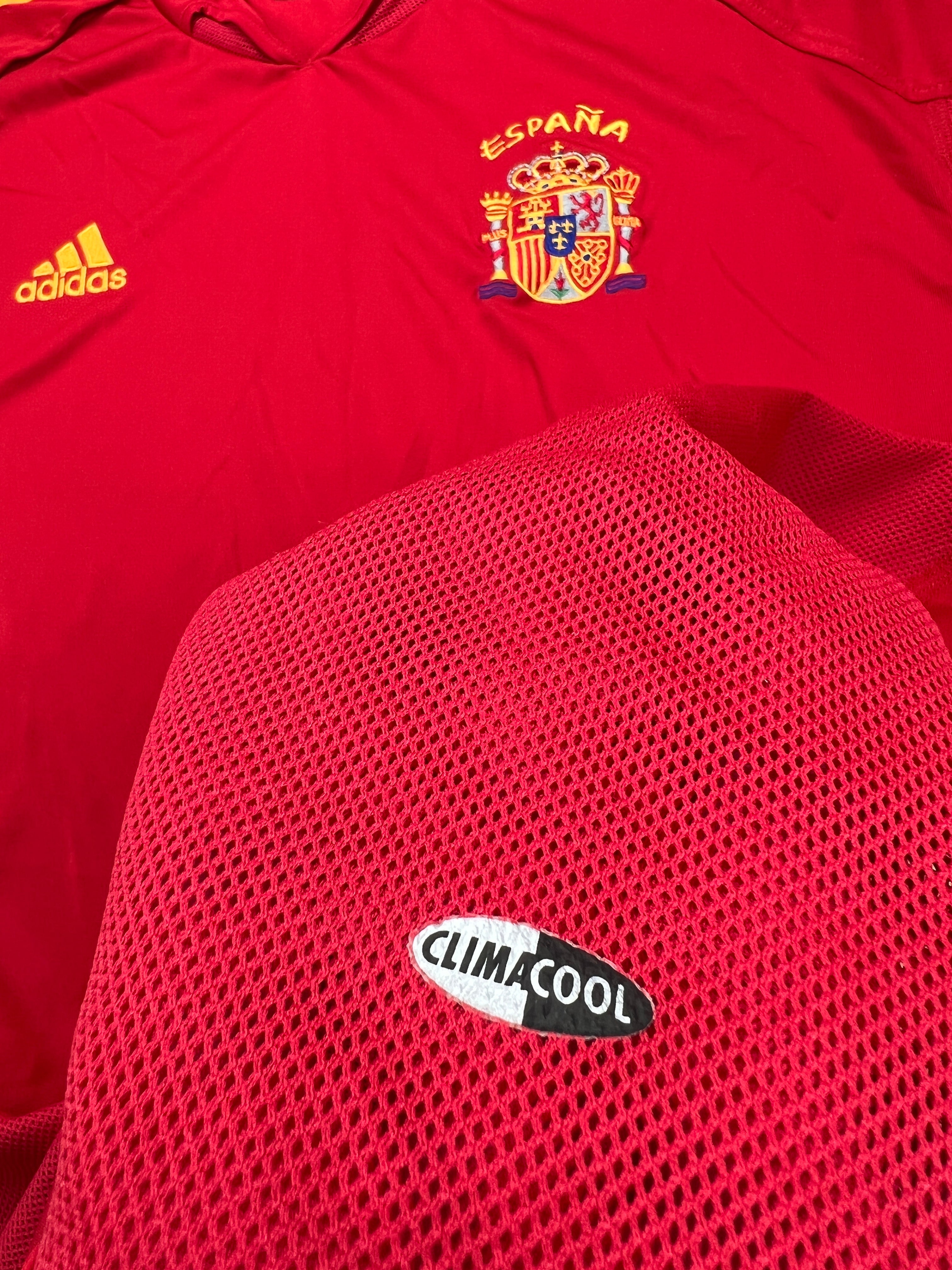 Spanien 2004-06 Heim Trikot XL adidas
