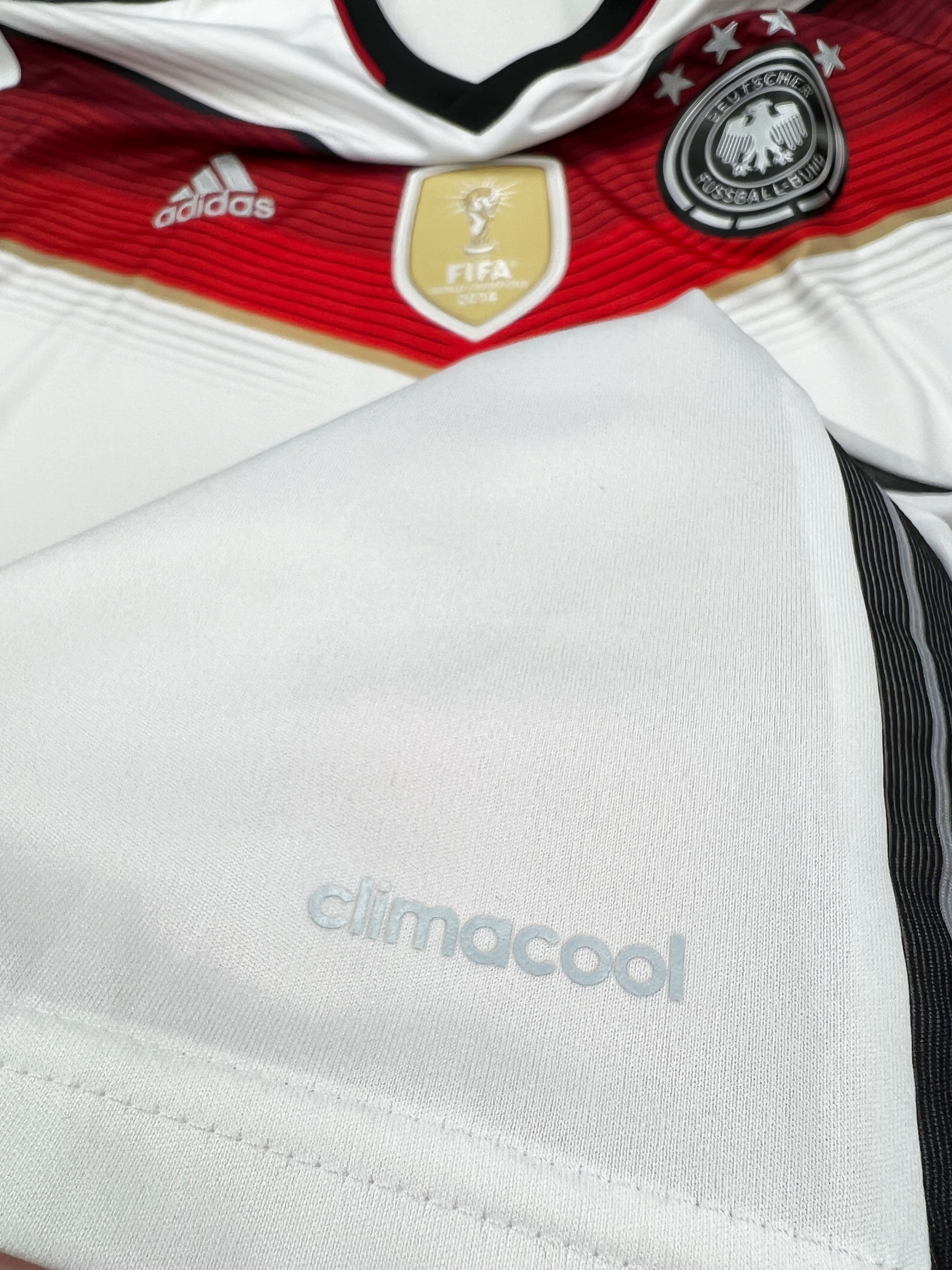 Deutschland 2014-15 Heim Trikot "XL" adidas *WM Sieger Patch*