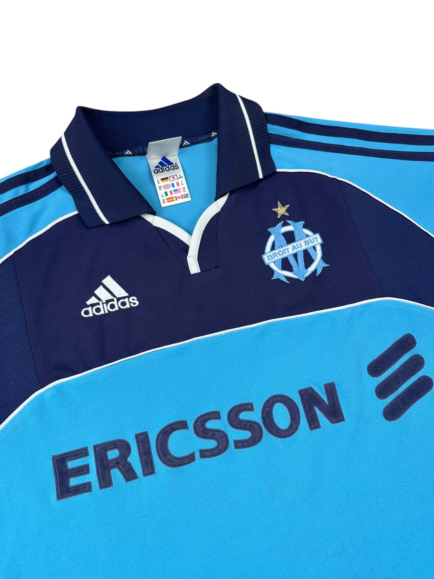 Olympique Marseille 2000-01 Auswärts Trikot XL Adidas
