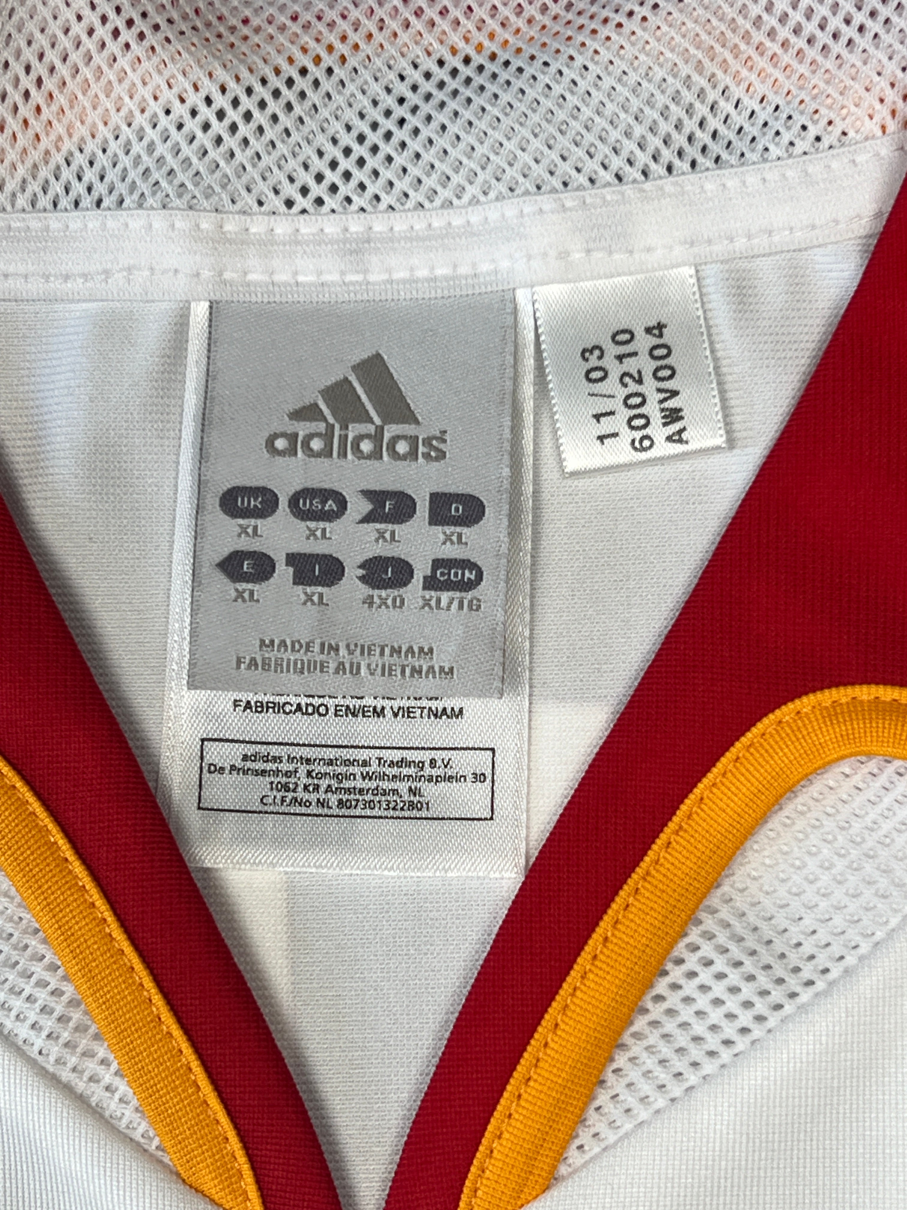 Spanien 2004-06 "Raul" Auswärts Trikot (XL) adidas