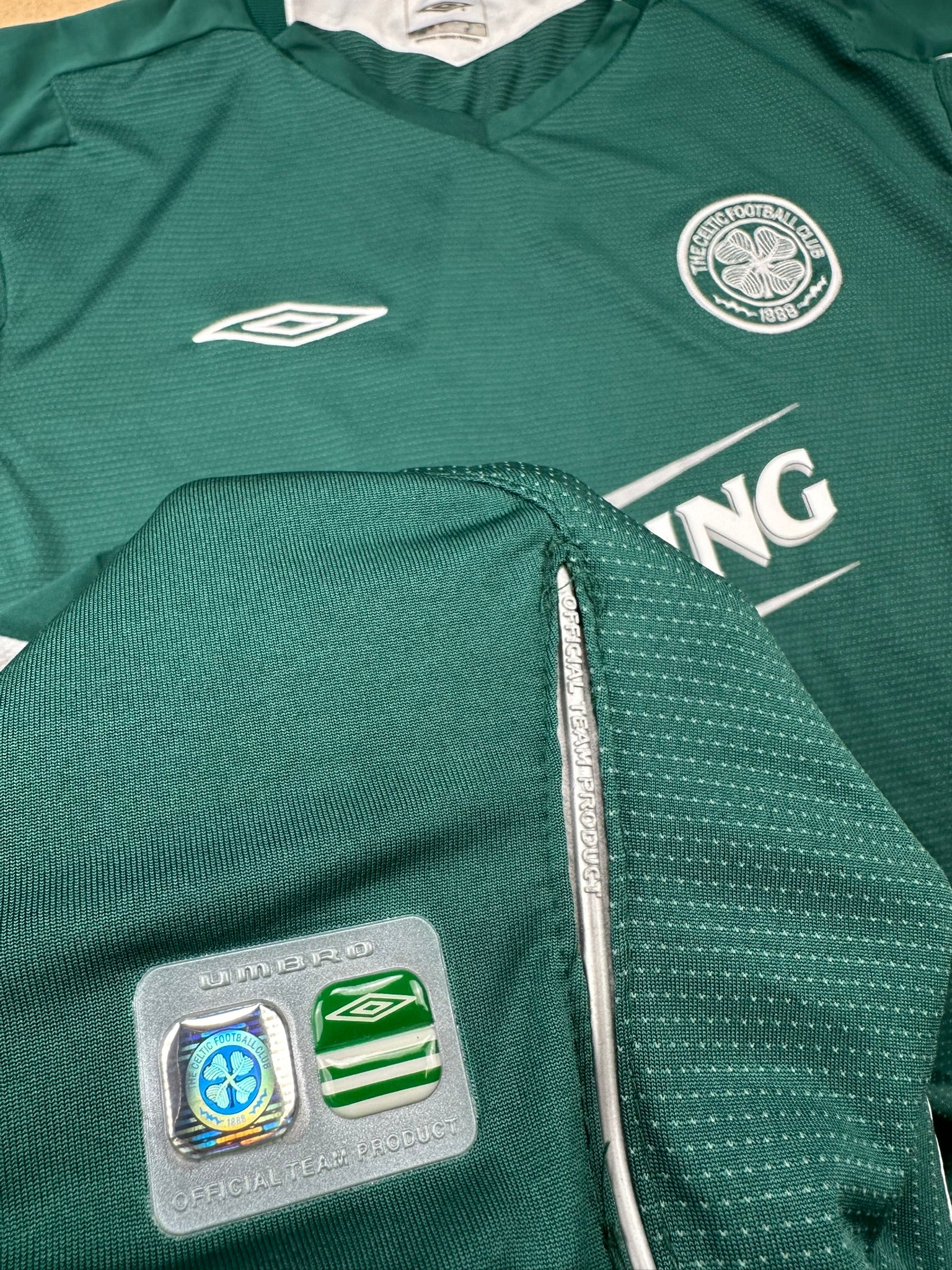 Celtic 2004-05 Auswärts Trikot L umbro