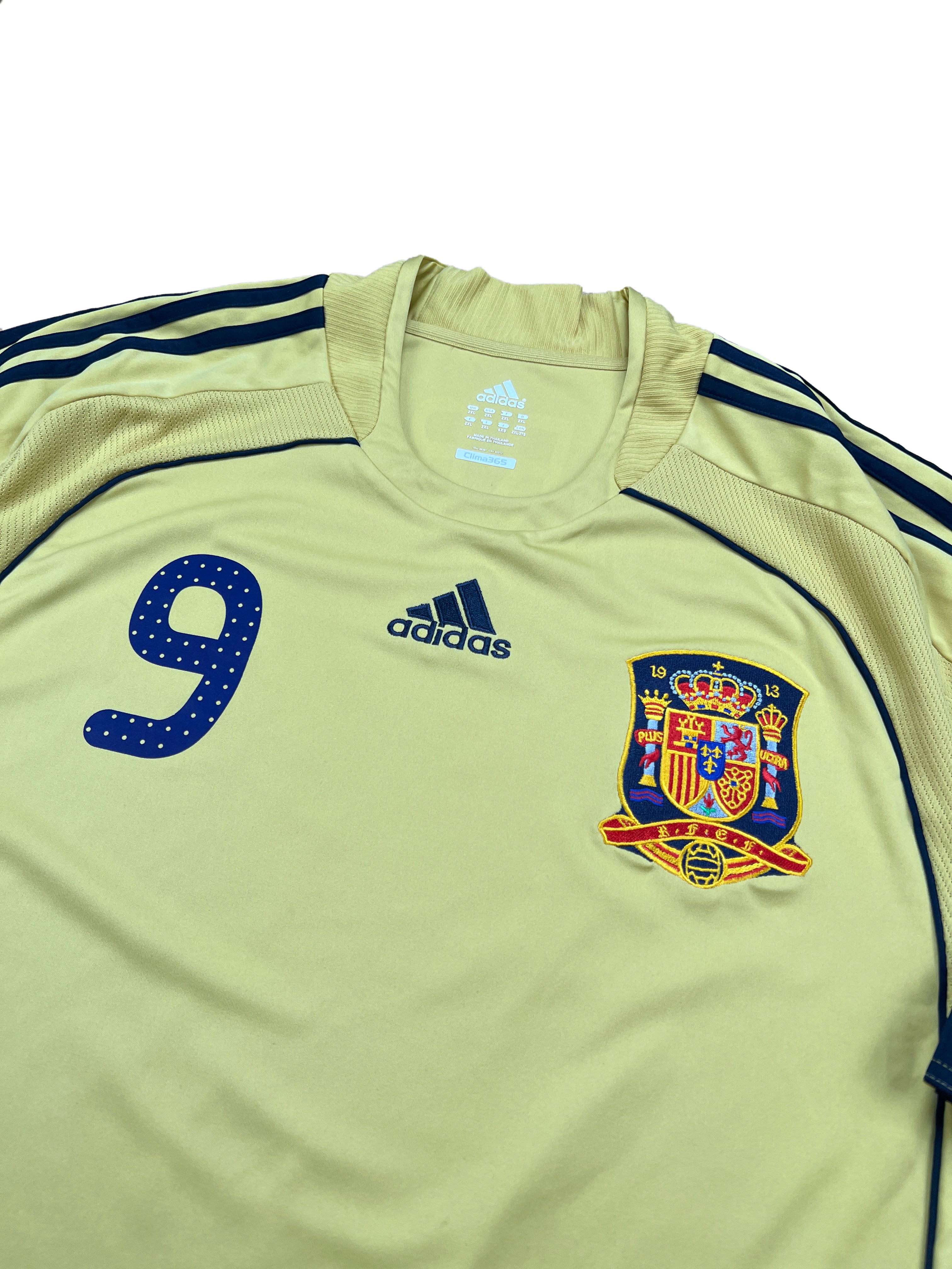 Spanien 2008-09 "Torres" Auswärts Trikot XXL adidas
