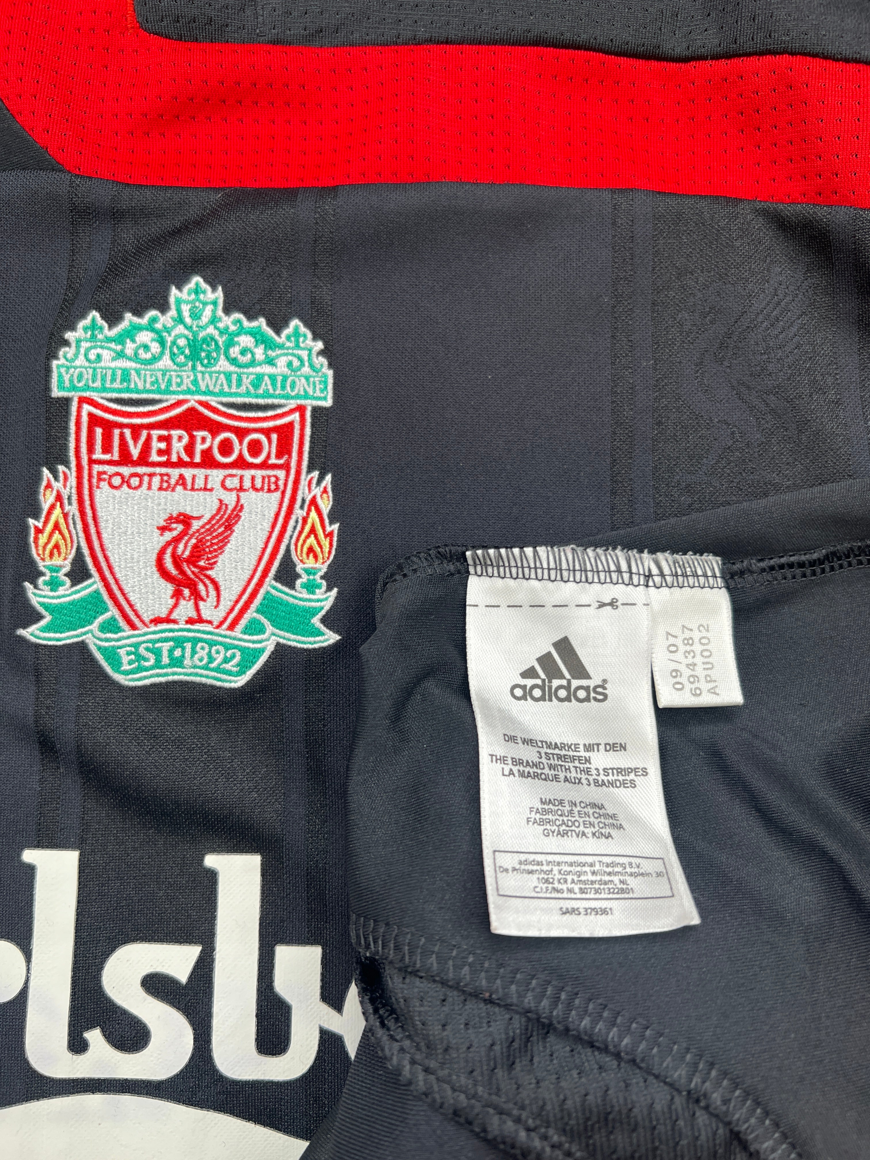Liverpool 2007-08 Ausweich Trikot L adidas