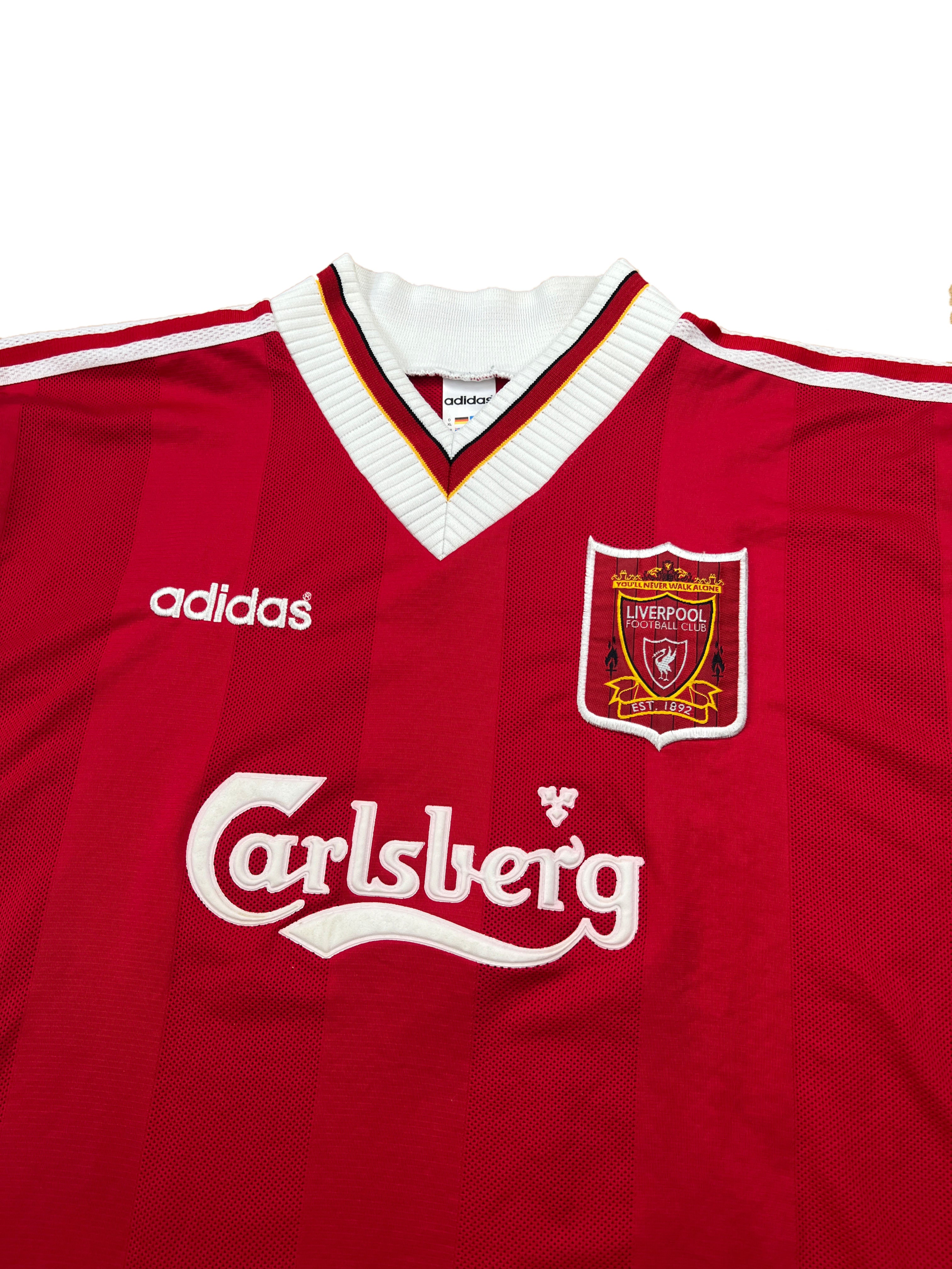 Liverpool 1995-96 Heim Trikot XL adidas
