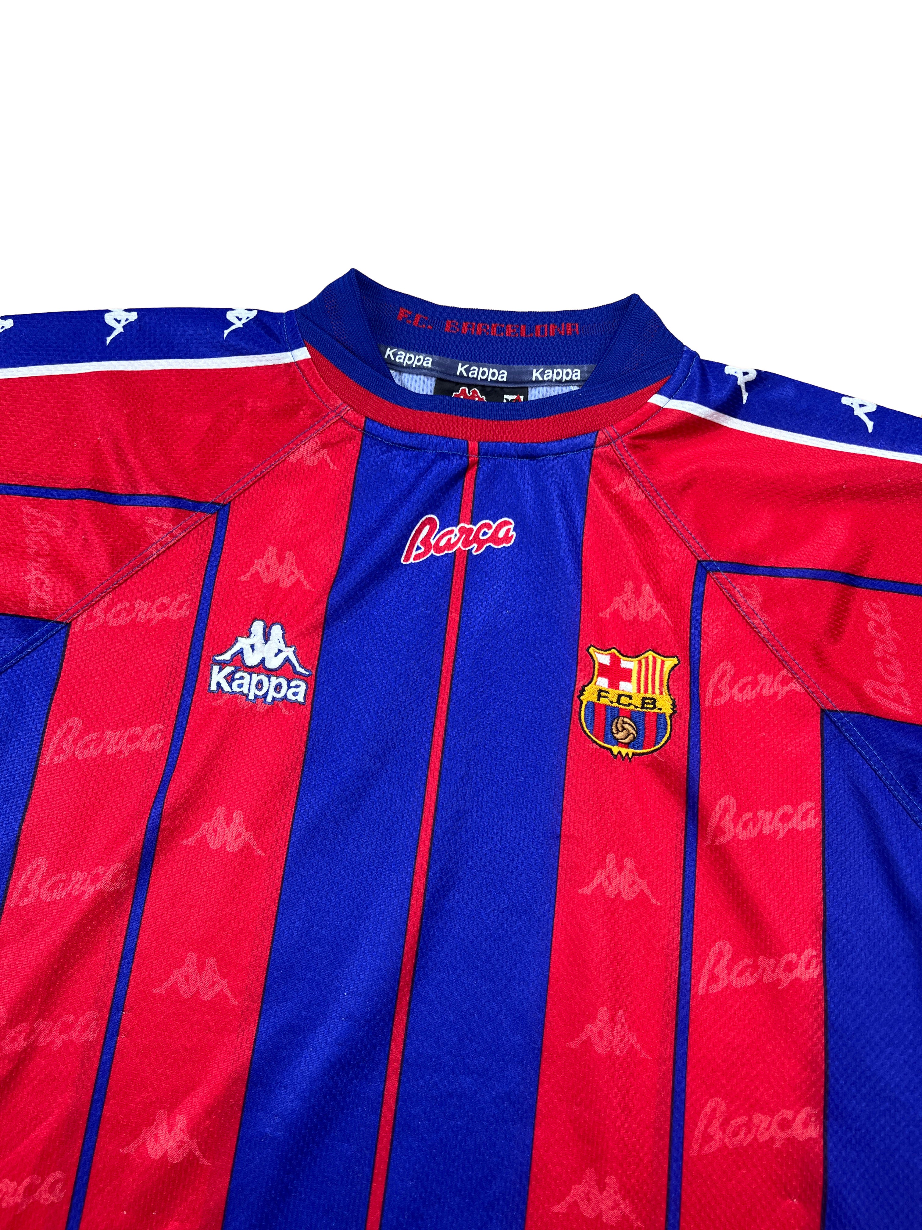 Barcelona 1997-98 Heim Trikot XL kappa