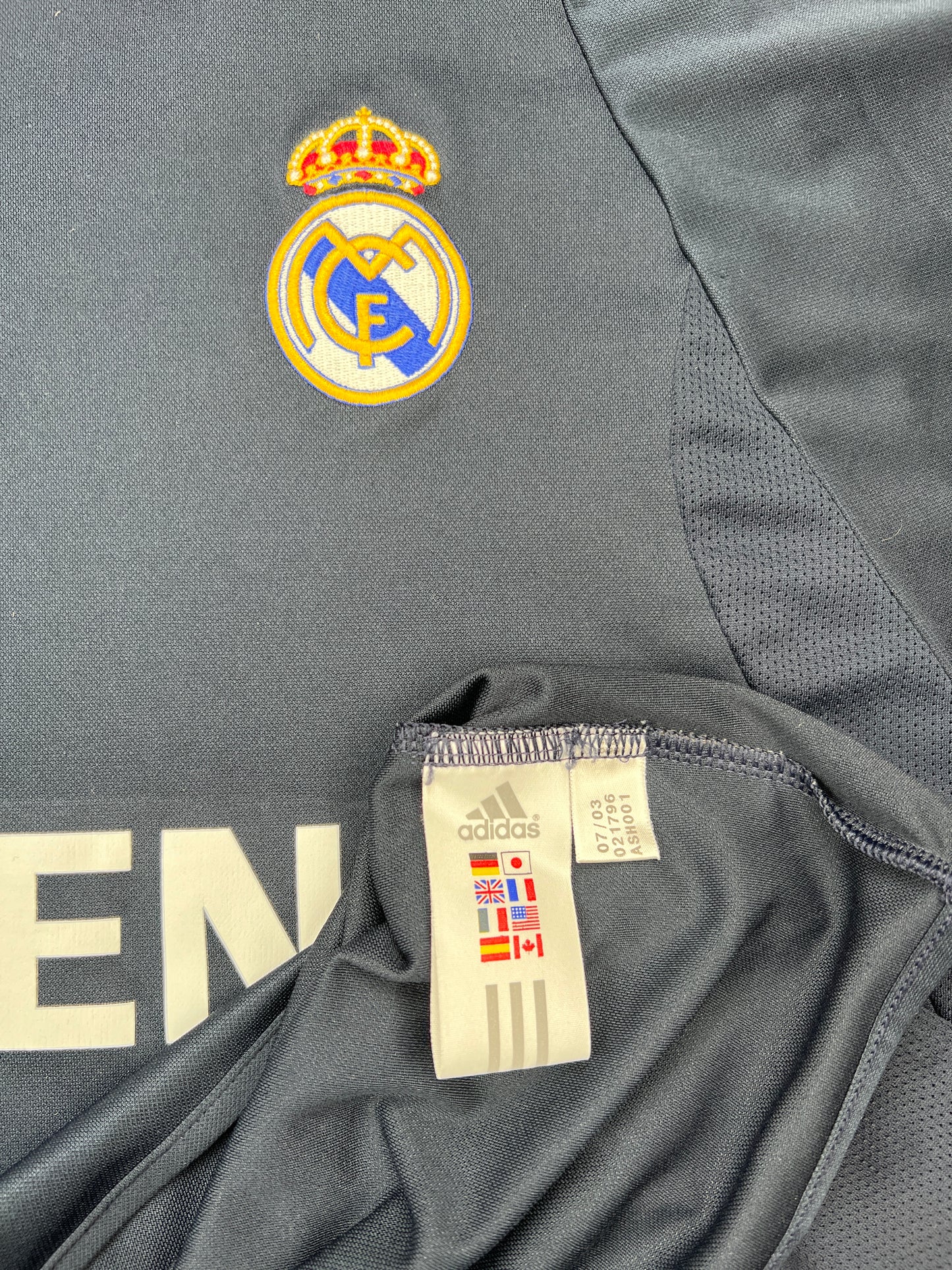 Real Madrid 2003-04 Auswärts Trikot XXL adidas