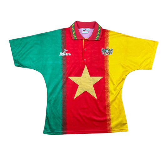 Kamerun 1994-95 Heim Trikot L mitre