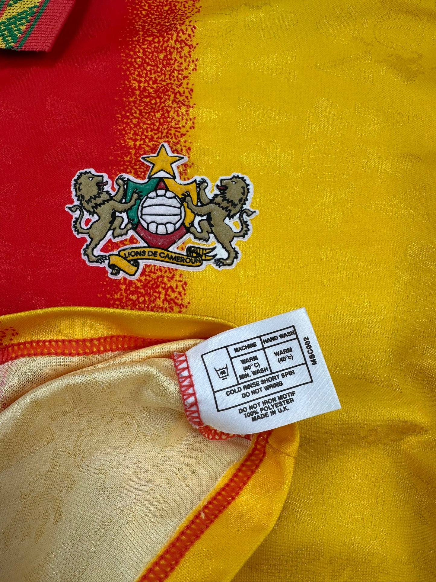 Kamerun 1994-95 Heim Trikot L mitre