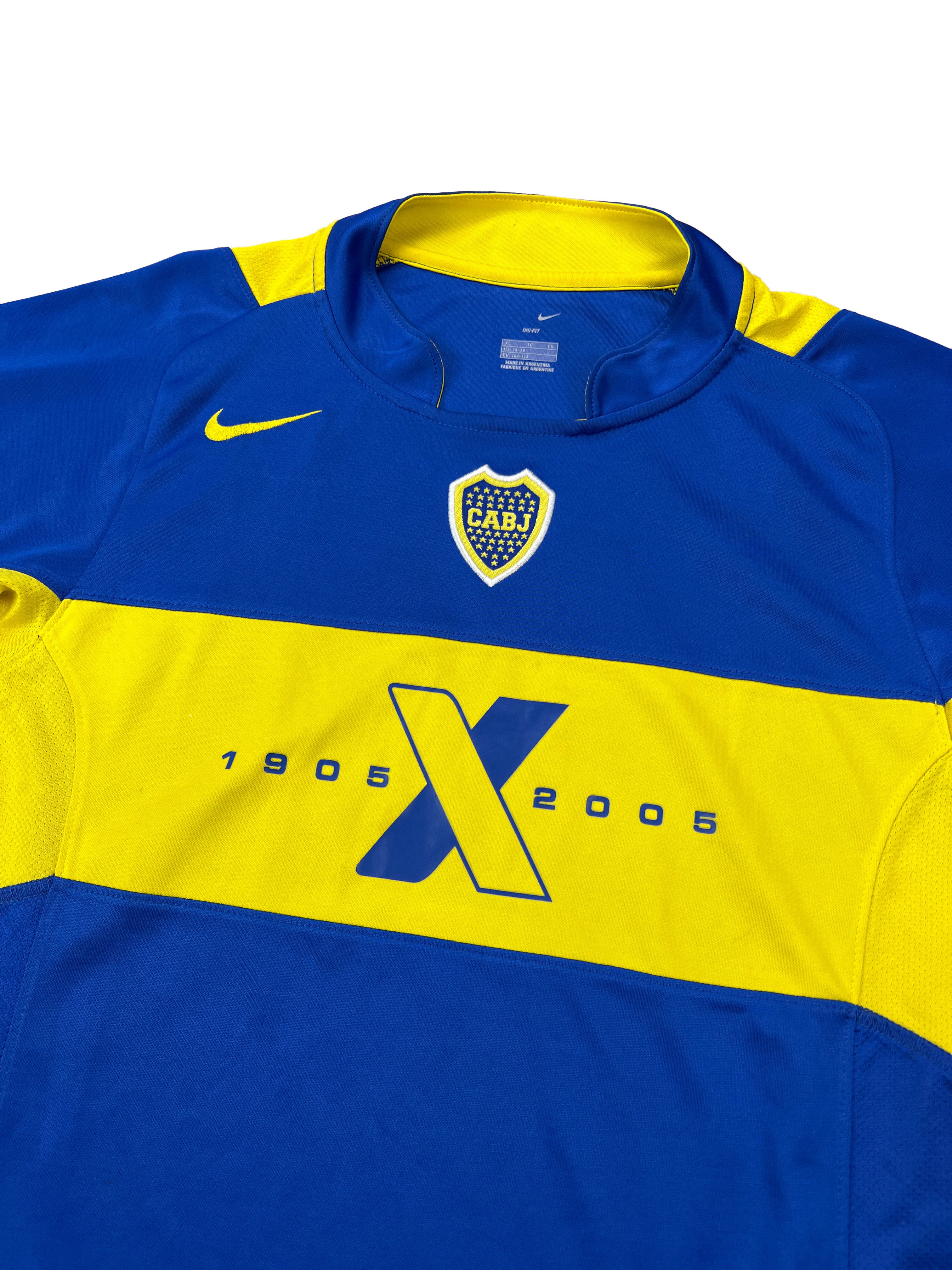 Boca Juniors 2005-06 Heim Trikot Gr.176 (wie S) 100 Jahre nike