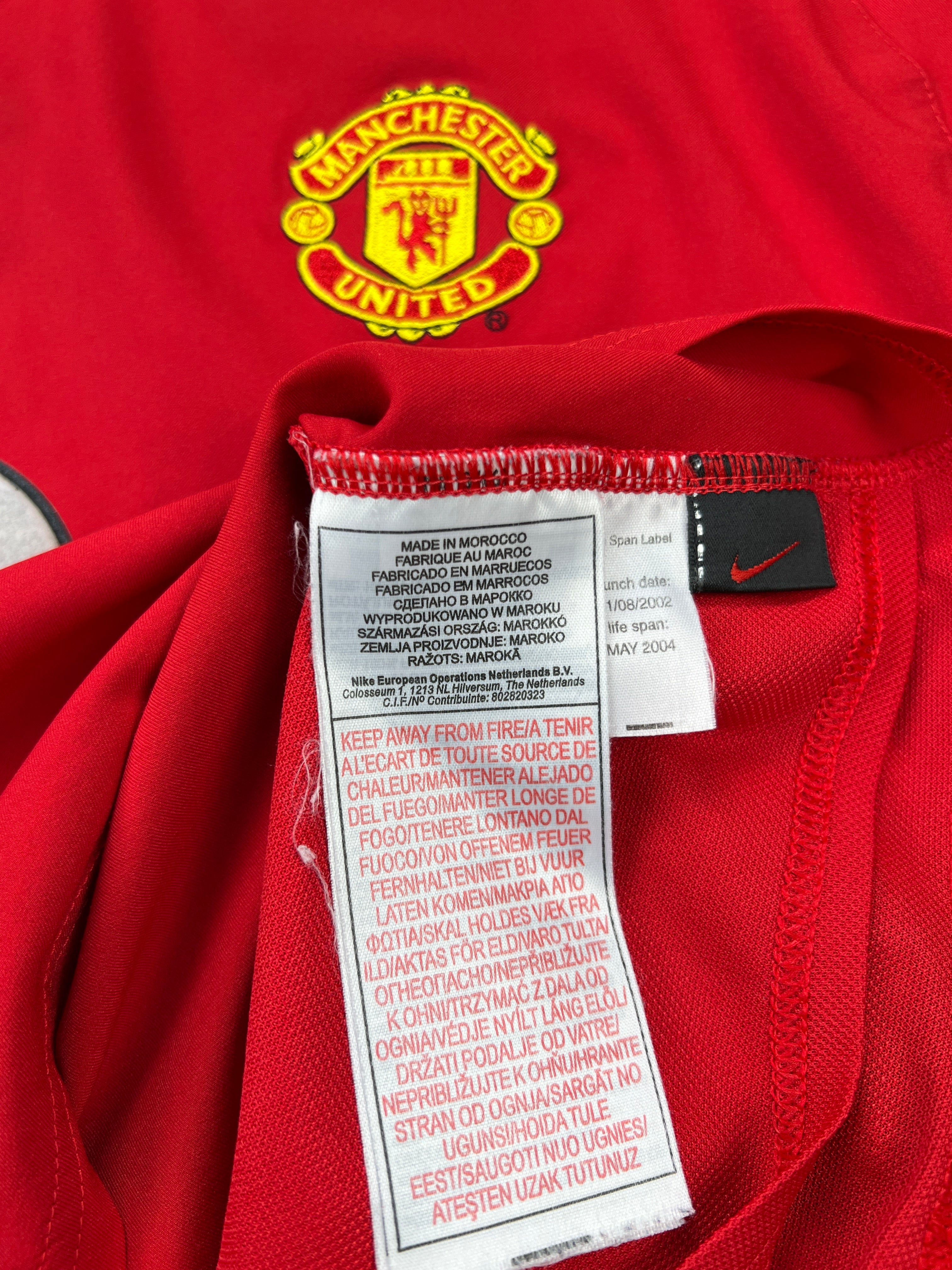 Manchester United 2002-04 Heim Trikot S nike