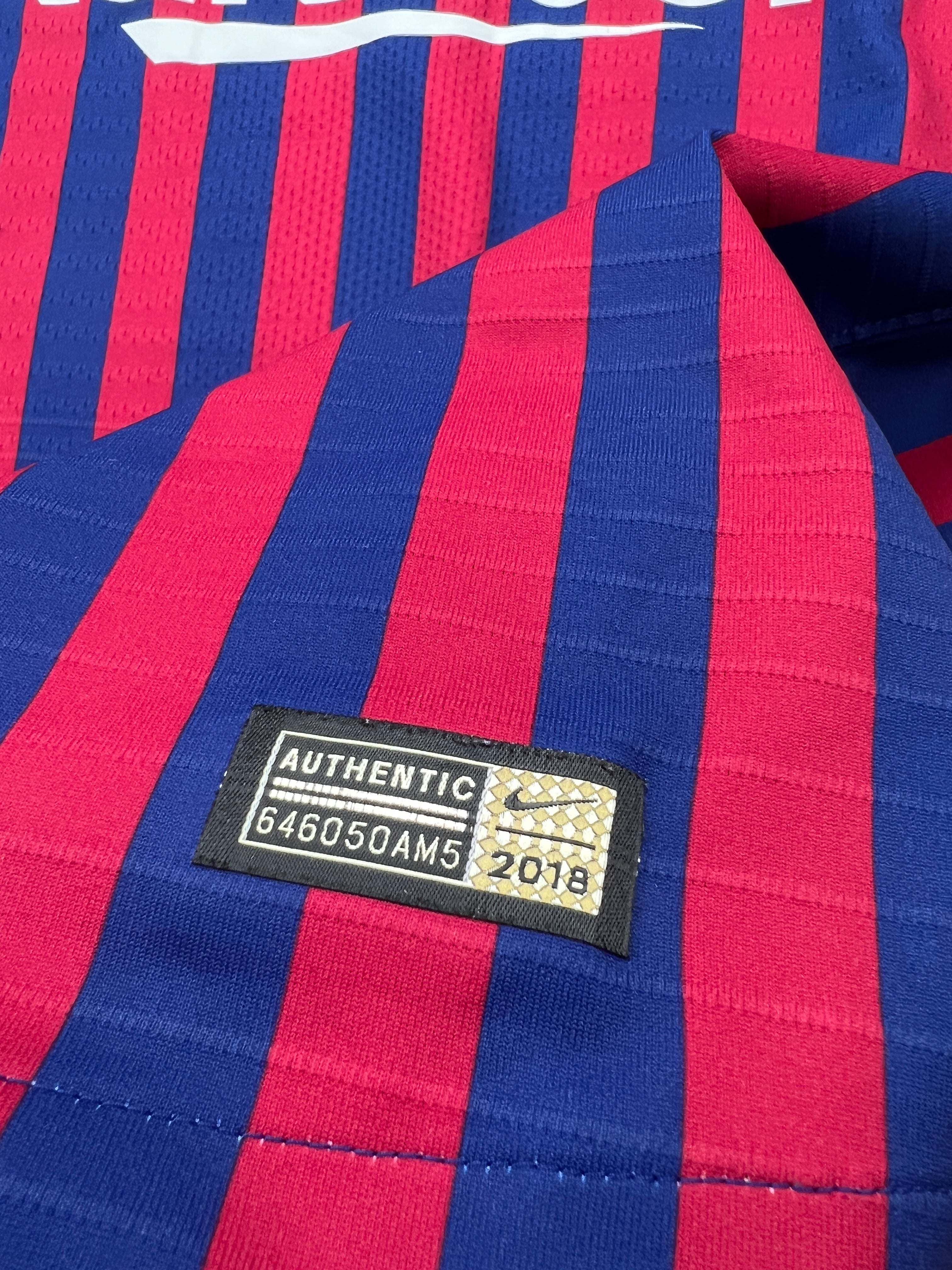 Barcelona 2018-19 "Messi" Heim Trikot S Nike Vaporknit