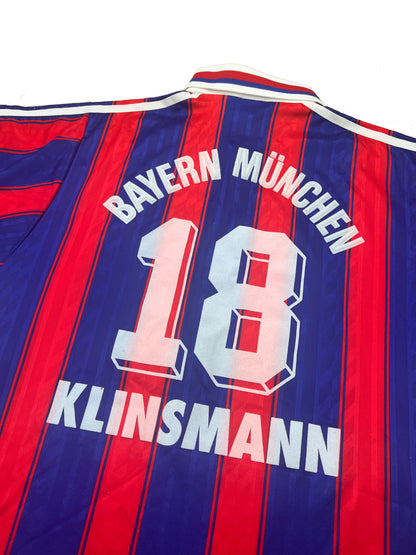 Bayern München 1995-97 "Klinsmann" Heim Trikot S adidas