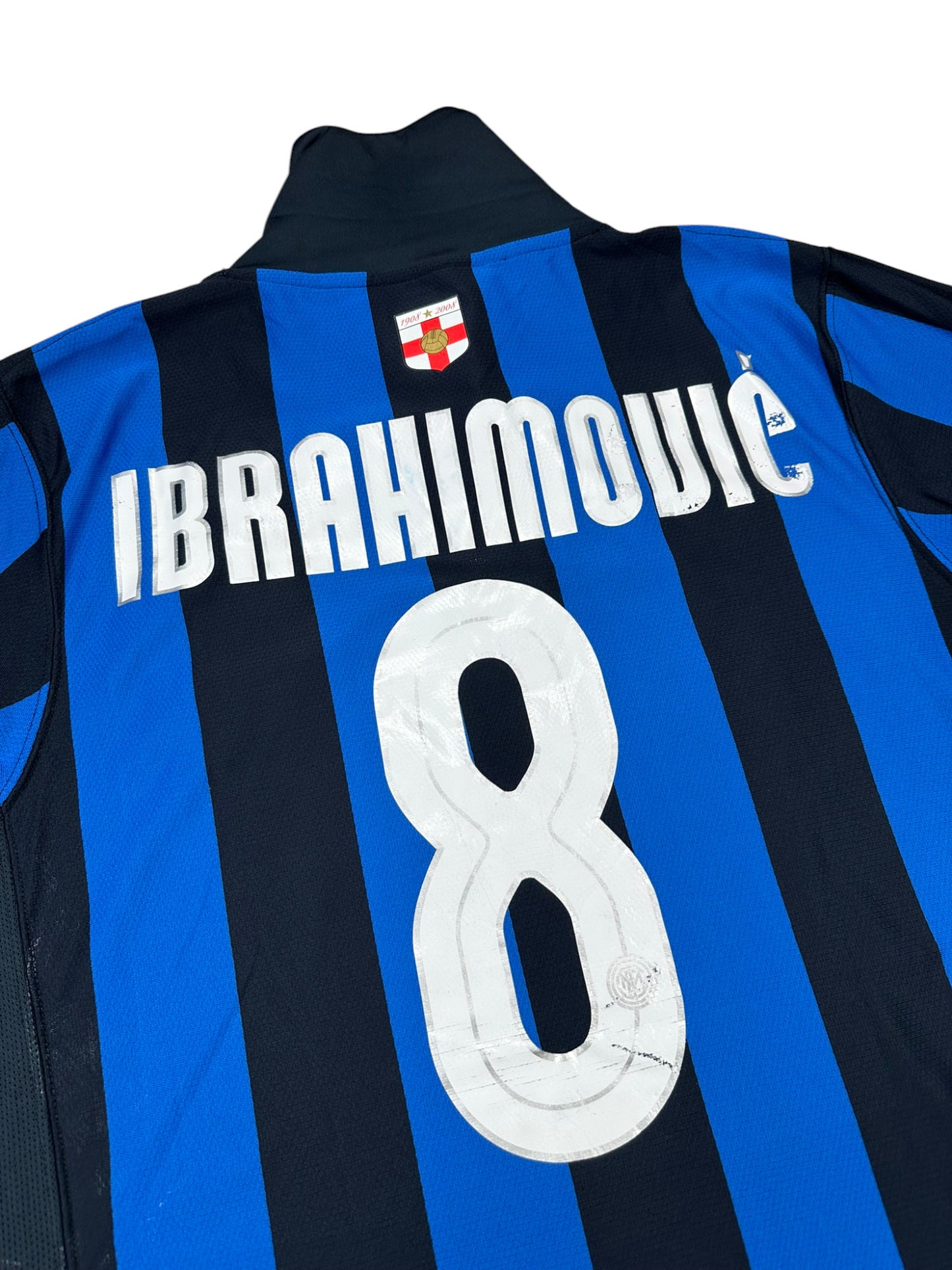 Inter 2007-08 "Ibrahimovic" Heim Trikot M nike *100 Jahre*